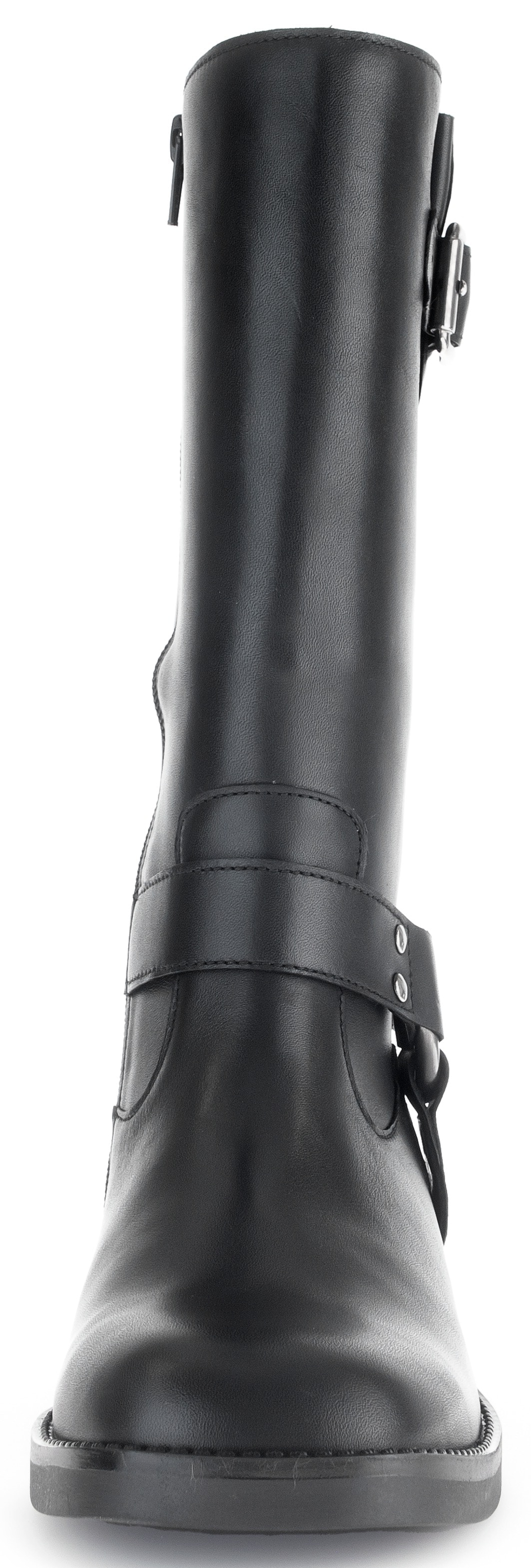Gabor Stiefel, Blockabsatz, Bikerstiefel, Langschaftsiefel mit Best Fitting