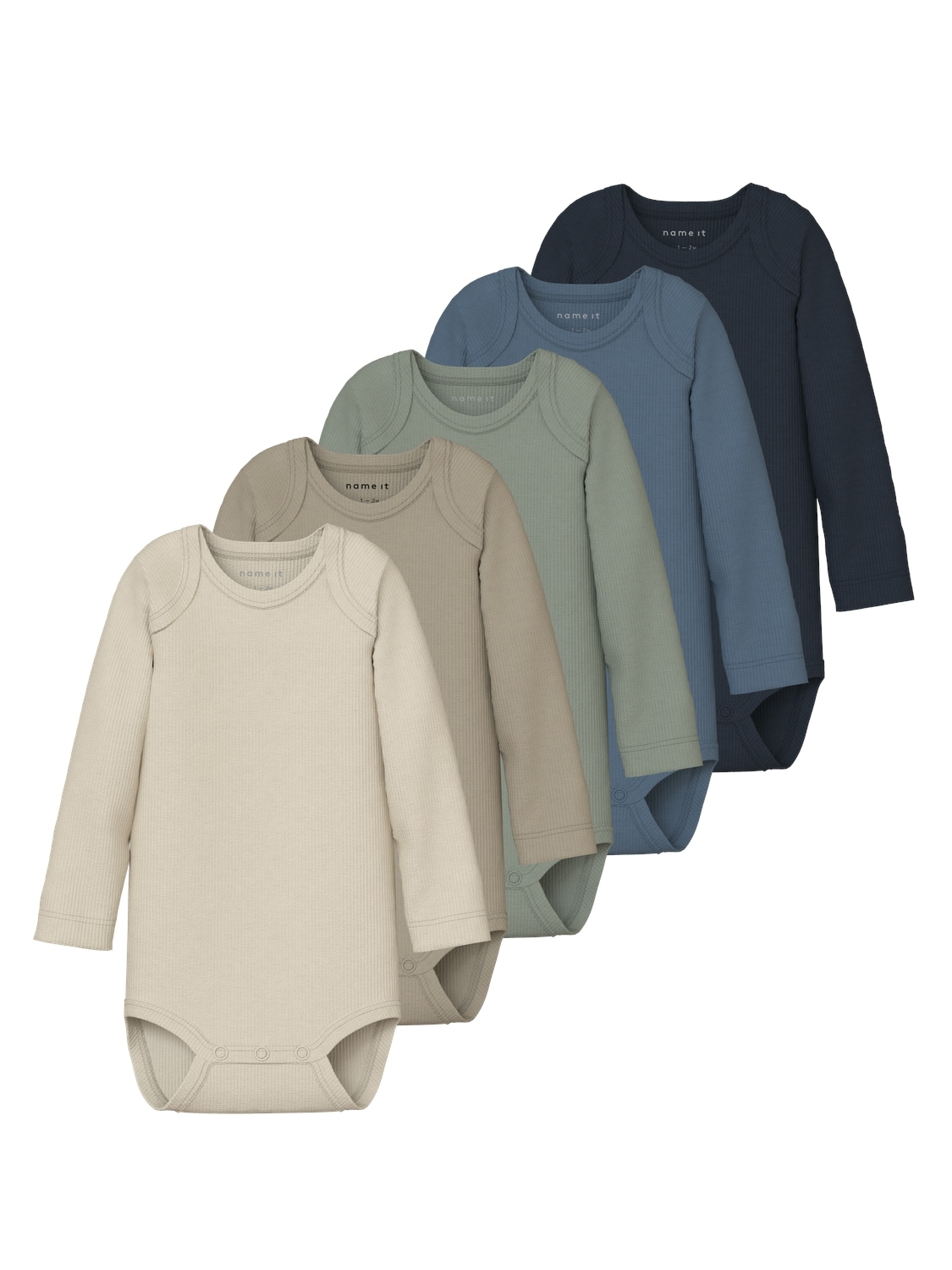 Name It Langarmbody »NBNBODY 5P LS SOLID RIB NOOS«