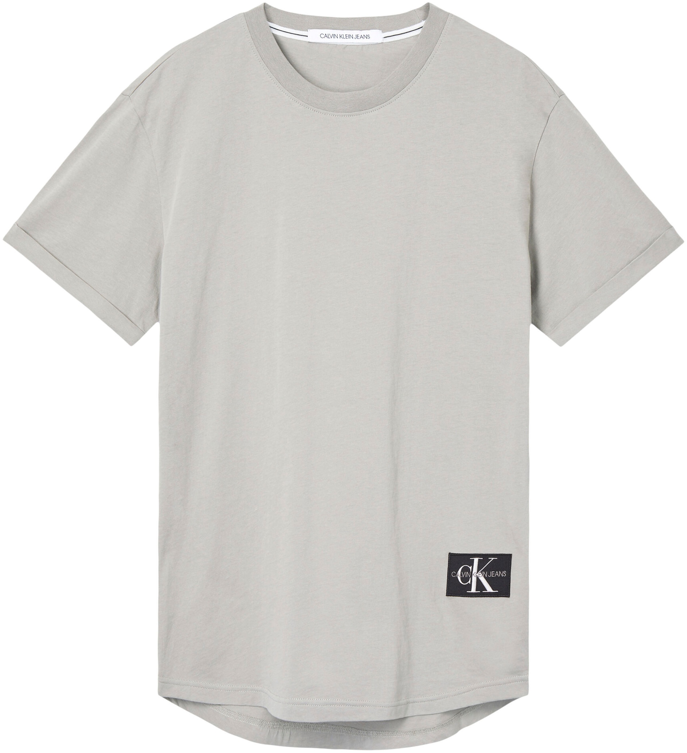 Klein shoppen TURN mit Rundhalsausschnitt SLEEVE«, T-Shirt Jelmoli-Versand UP Jeans »BADGE | online Calvin