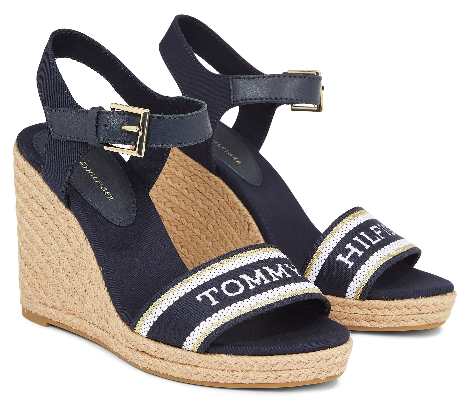 Keilsandalette »MONO WEBBING HIGH WEDGE SANDAL«, Sommerschuh, Sandale,...