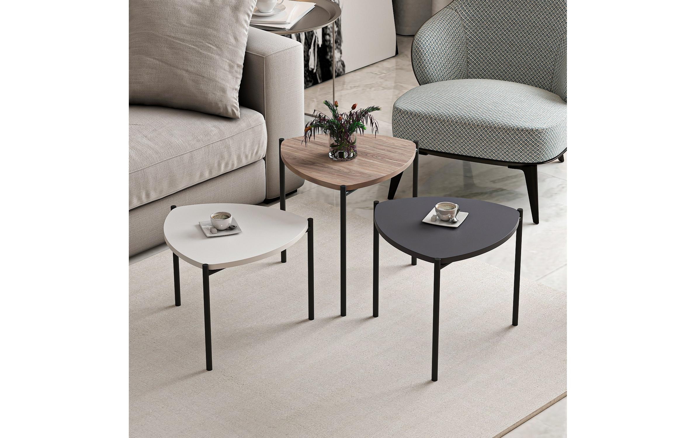 WOODY FASHION Beistelltisch »Lenny 45 x 45 cm«