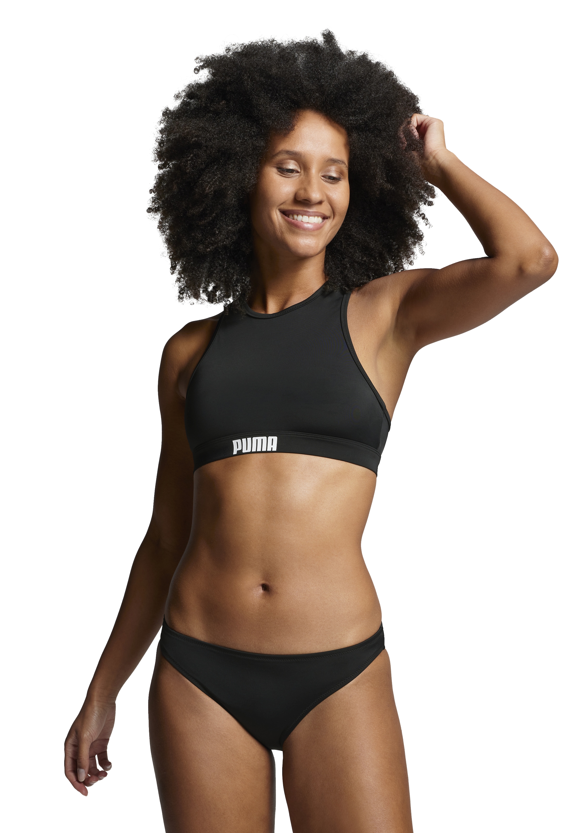 Puma Damen Schwarz Bikini-Hose "Puma Swim Women Classic Briefs"