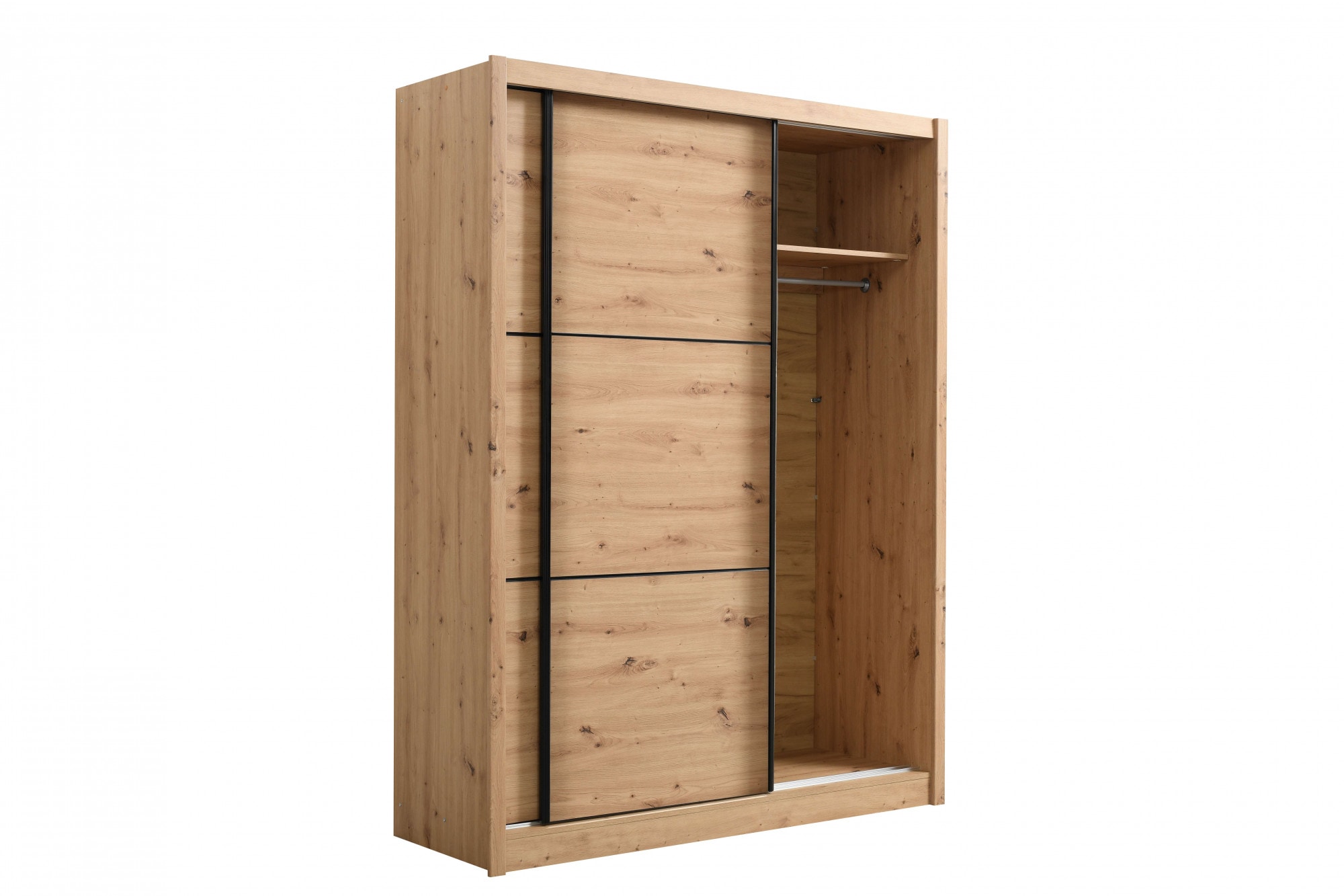 INOSIGN Schwebetürenschrank »Navara Kleiderschrank Wäscheschrank«, in 3 Breiten, mit kompletter Innenausstattung, FSC®-zertifiziert