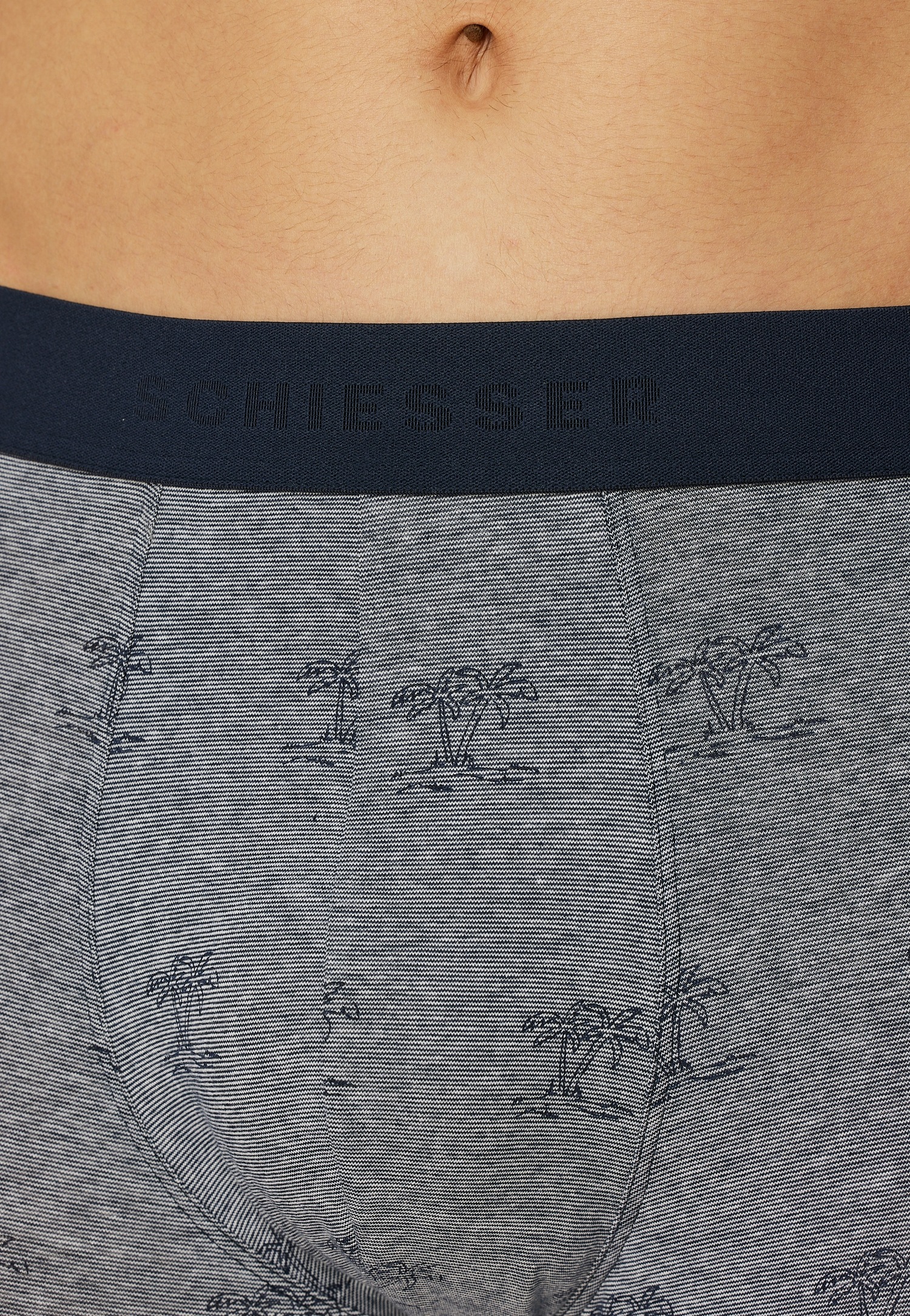 Schiesser Boxershorts »"95/5"«, (3er Pack), mit softem Logo-Webgummibund