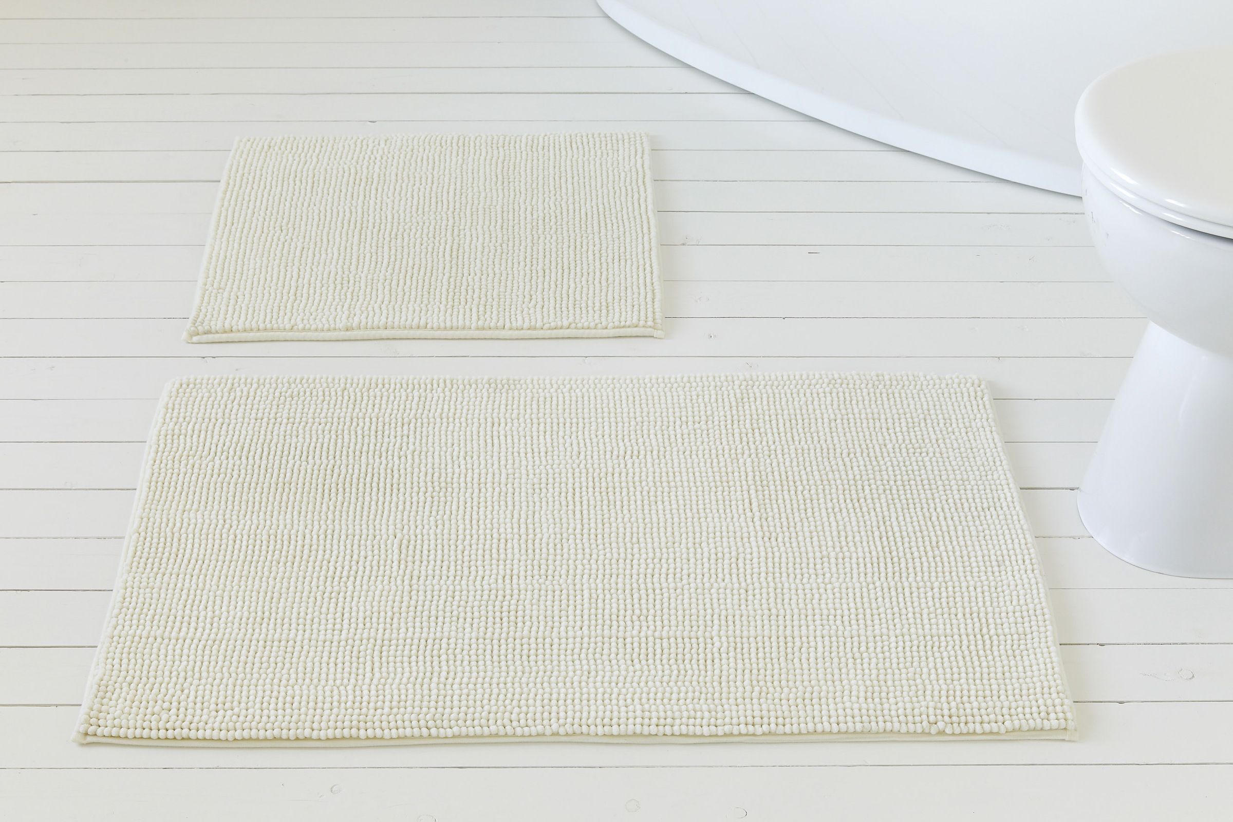 OTTO home Badematte "Kaelan, weicher Chenille" Höhe 14 mm rutschhemmend beschichtet fußbodenheizungsgeeignet Badvorleger, Badteppich weiches Chenille, pastellfarben, Badezimmer