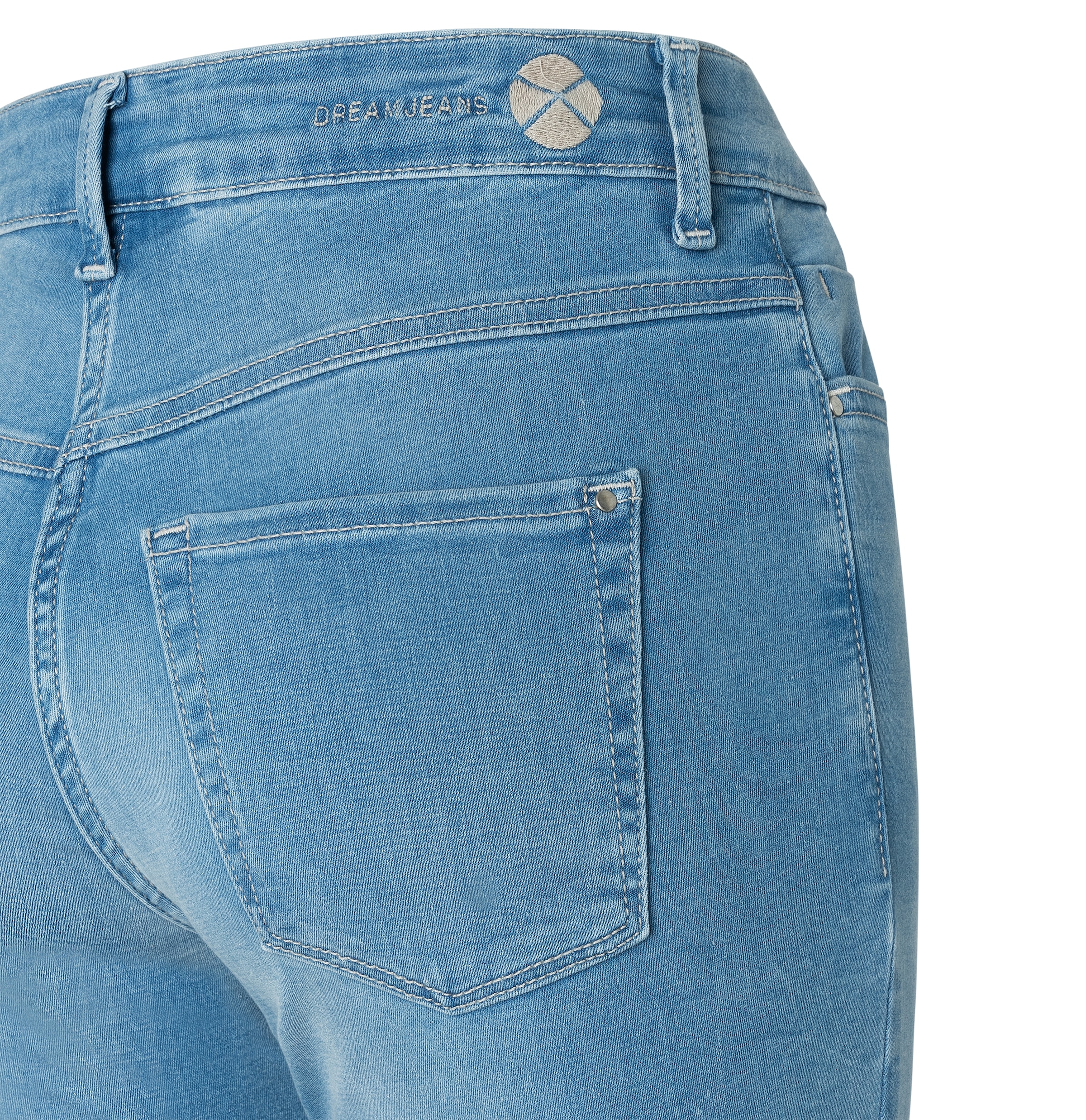 MAC 7/8-Jeans »Dream Chic«, verkürzte Form mit Reissverschluss