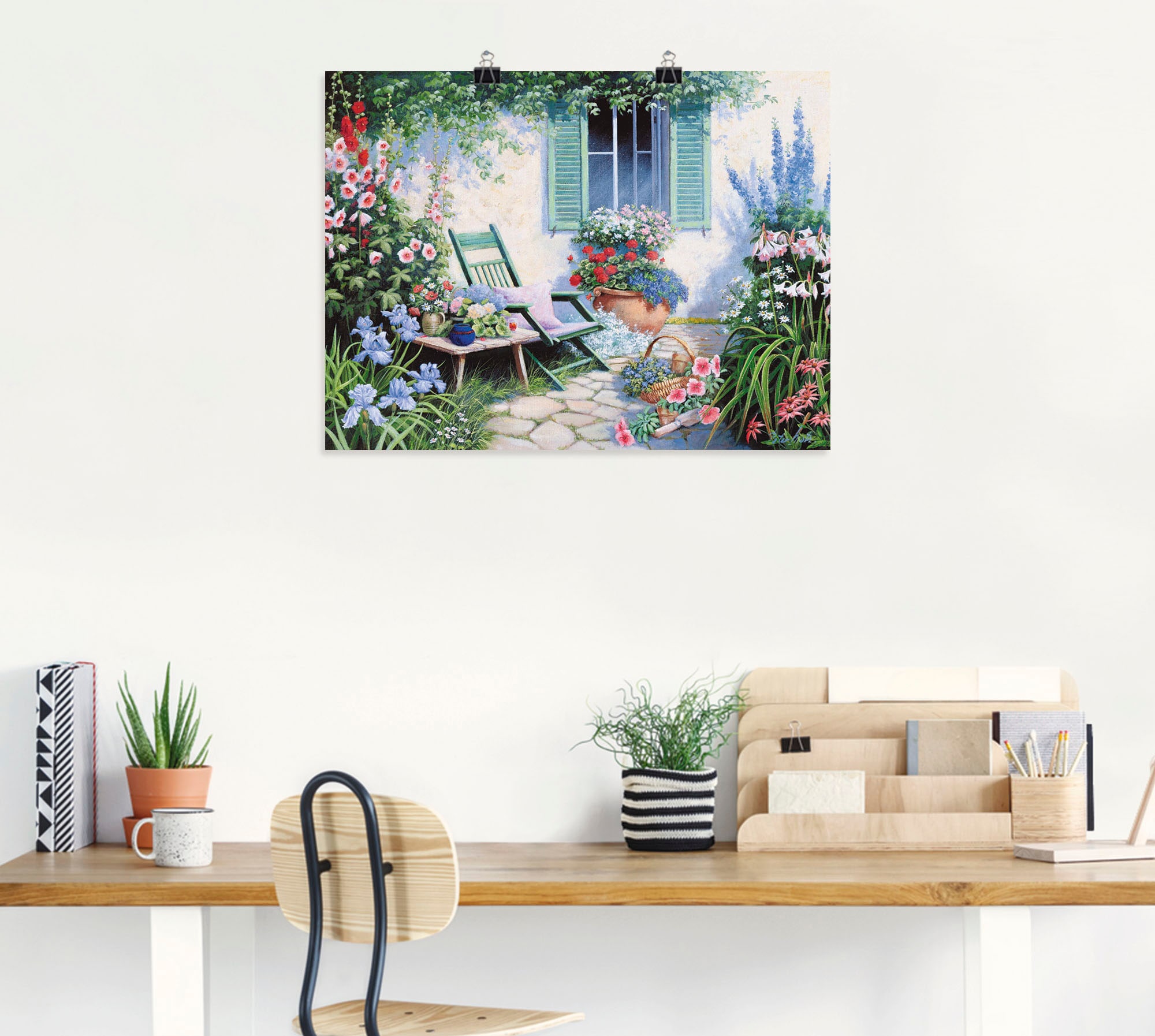 Artland Wandbild »Ein schöner Platz«, Garten, (1 St.), als Leinwandbild, Poster in verschied. Grössen