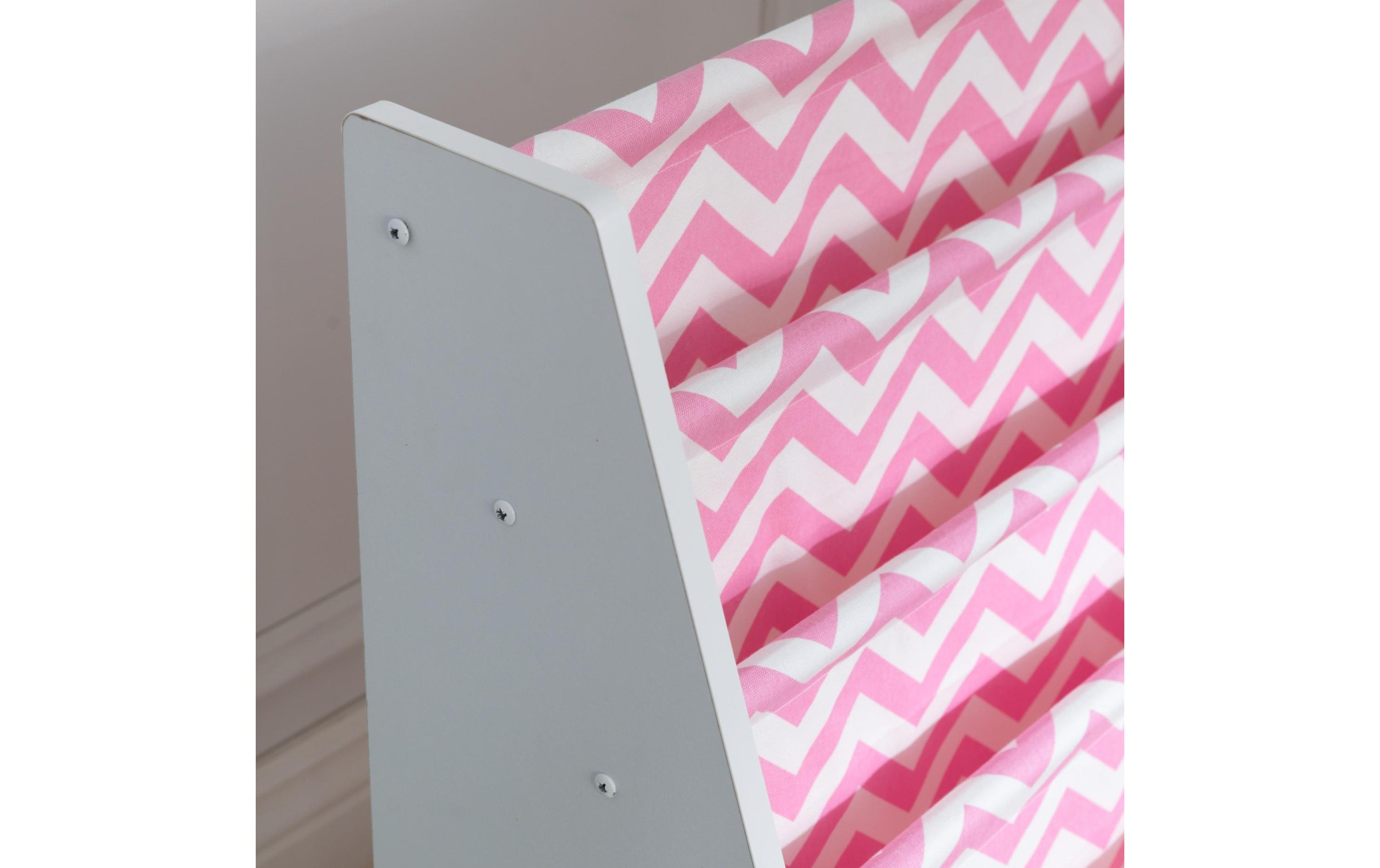 KidKraft® Bücherregal »Bücherregal Sling Pink/Weiss«, (4 Tablare)