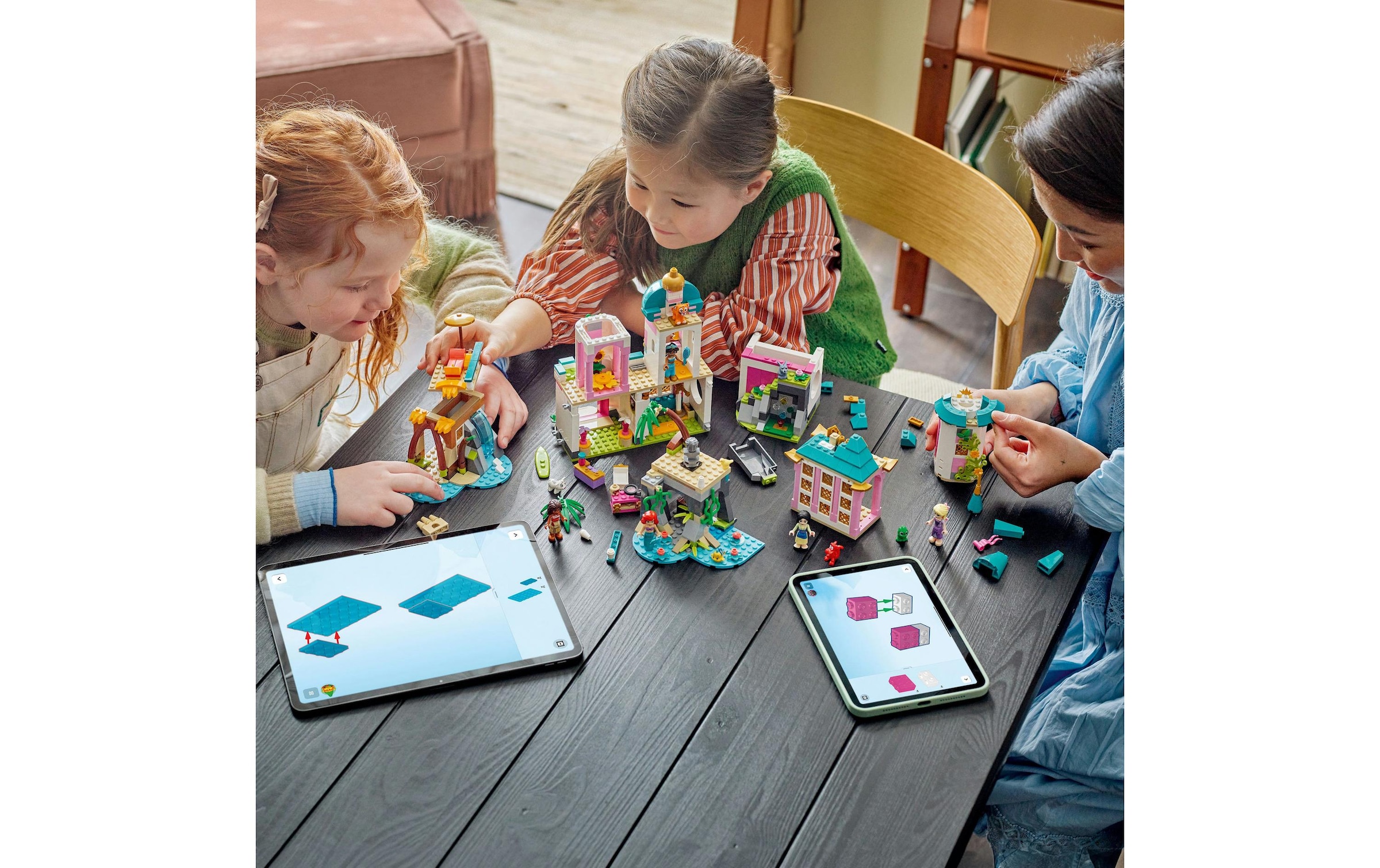 LEGO® Spielbausteine »Disney Princess Prinzessinnenschloss mit Haustieren 43267«, (787 St.)