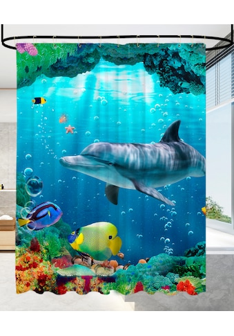 Sanilo Duschvorhang »Delphin Korallen«, Höhe 200 cm kaufen