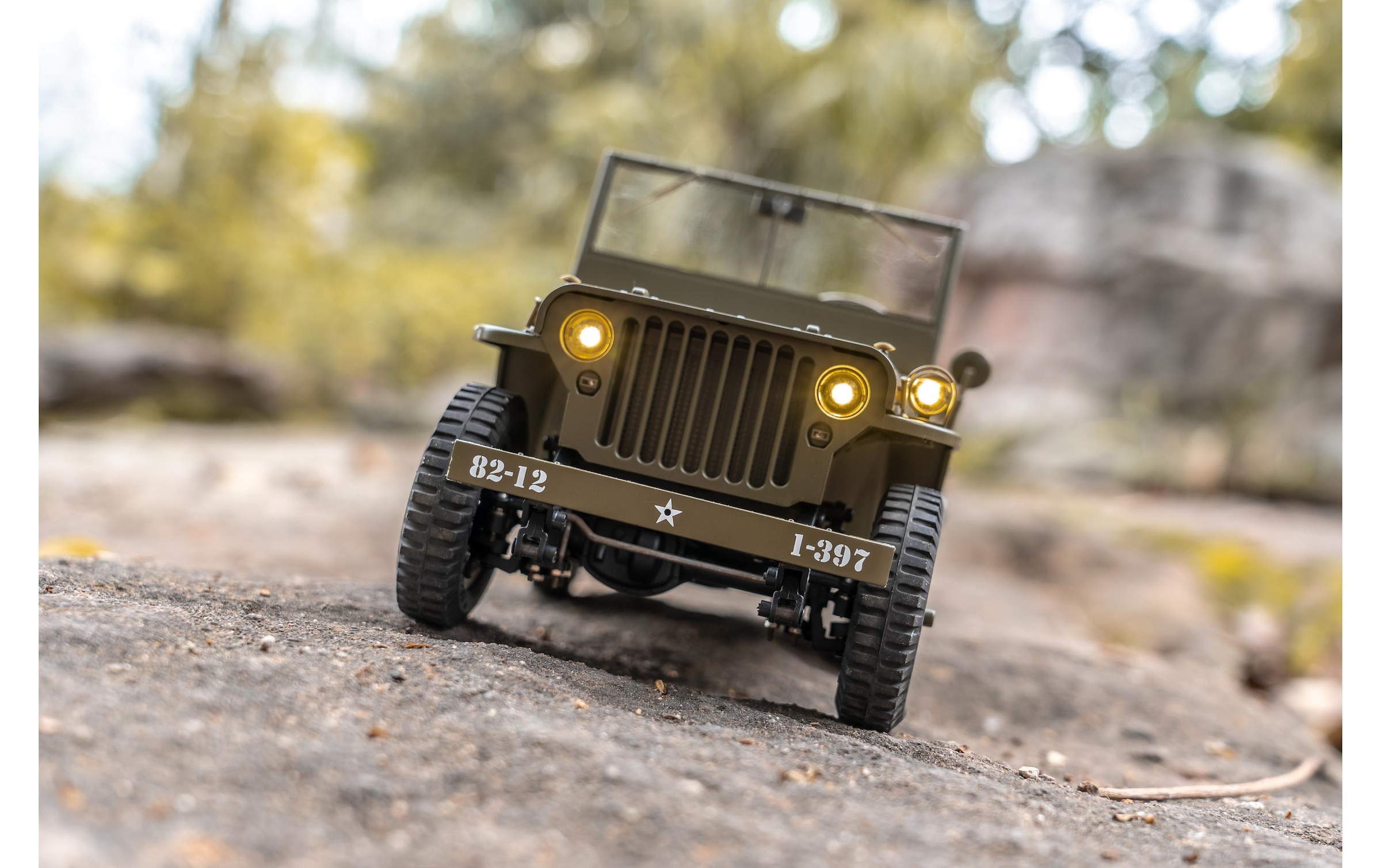 RC-Auto »RocHobby 1941 MB Willys Jeep, 1:12«