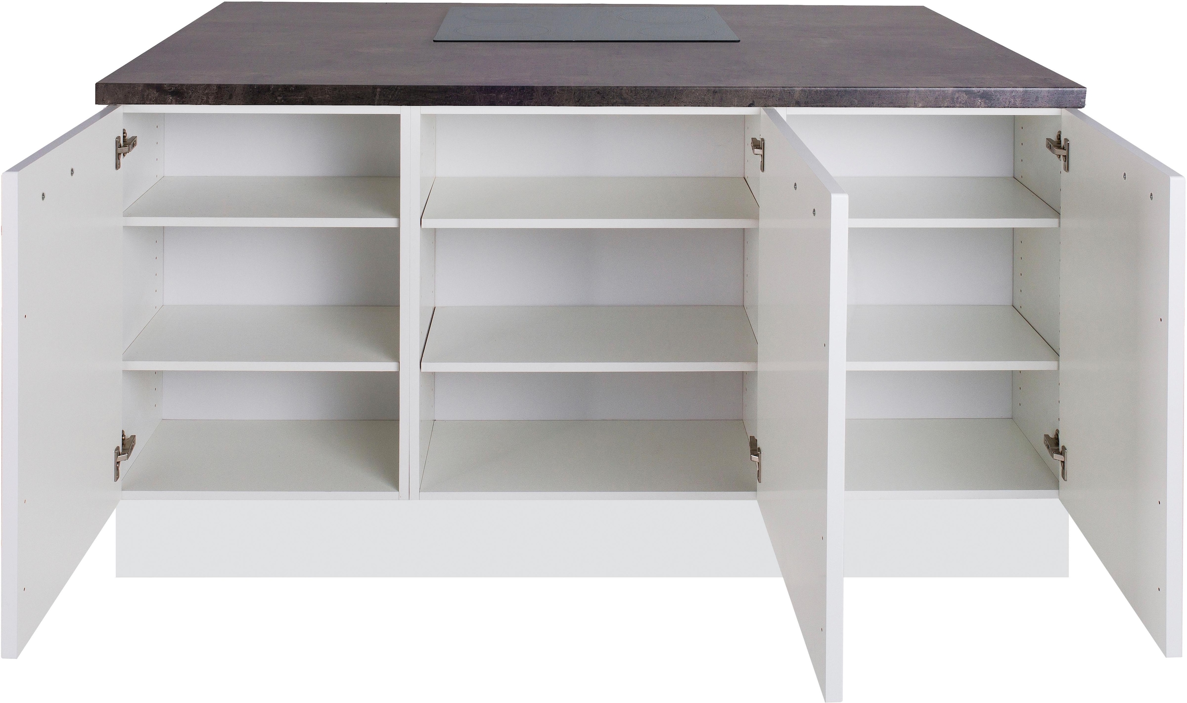 KOCHSTATION Kücheninsel »KS-Cara«, Vollauszüge und Soft-Close-Funktion, Stellbreite 160 x 95 cm