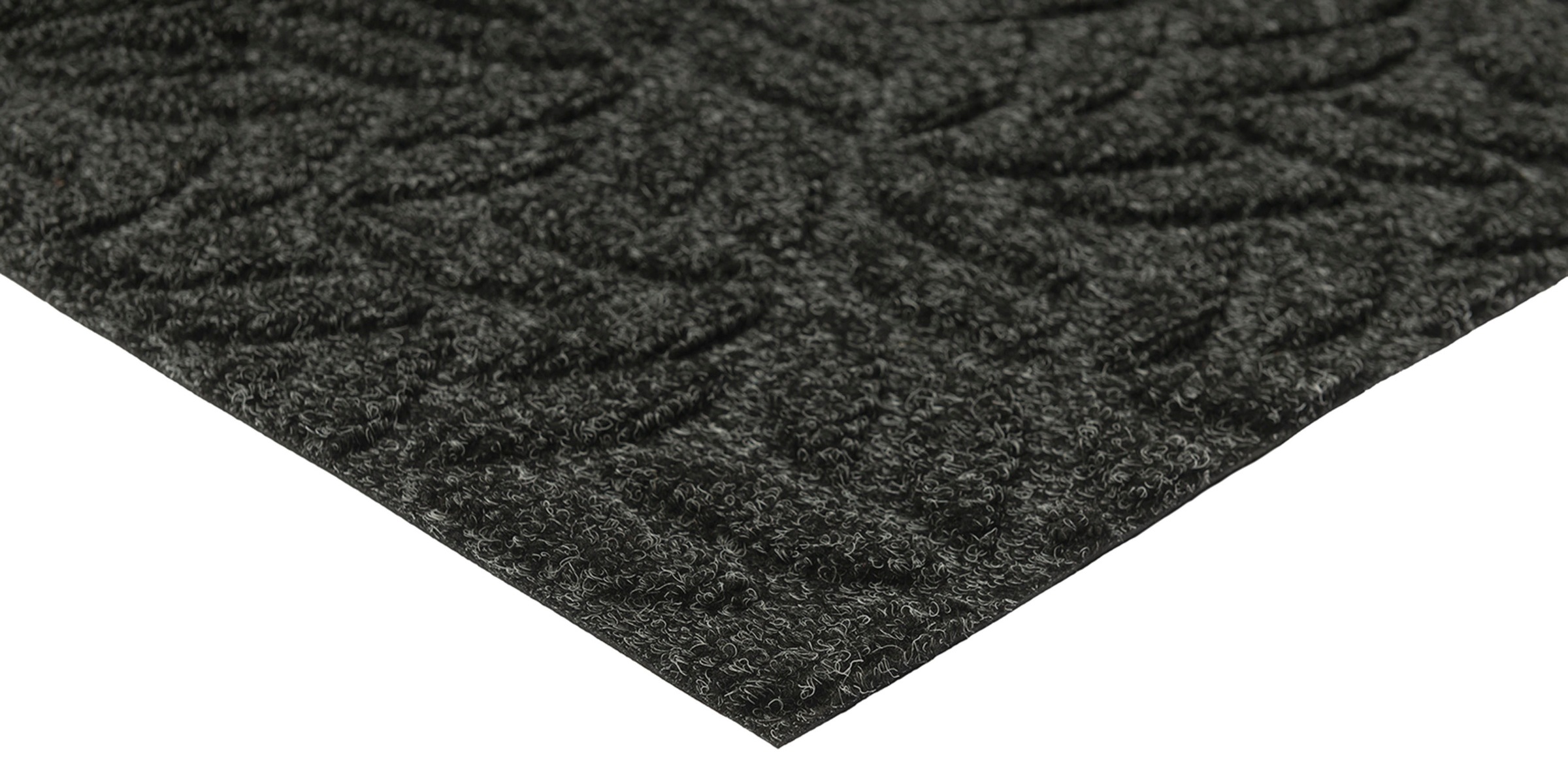 wash+dry by Kleen-Tex Teppich »DUNE Leaves Dark Grey«, rechteckig, 8 mm Höhe