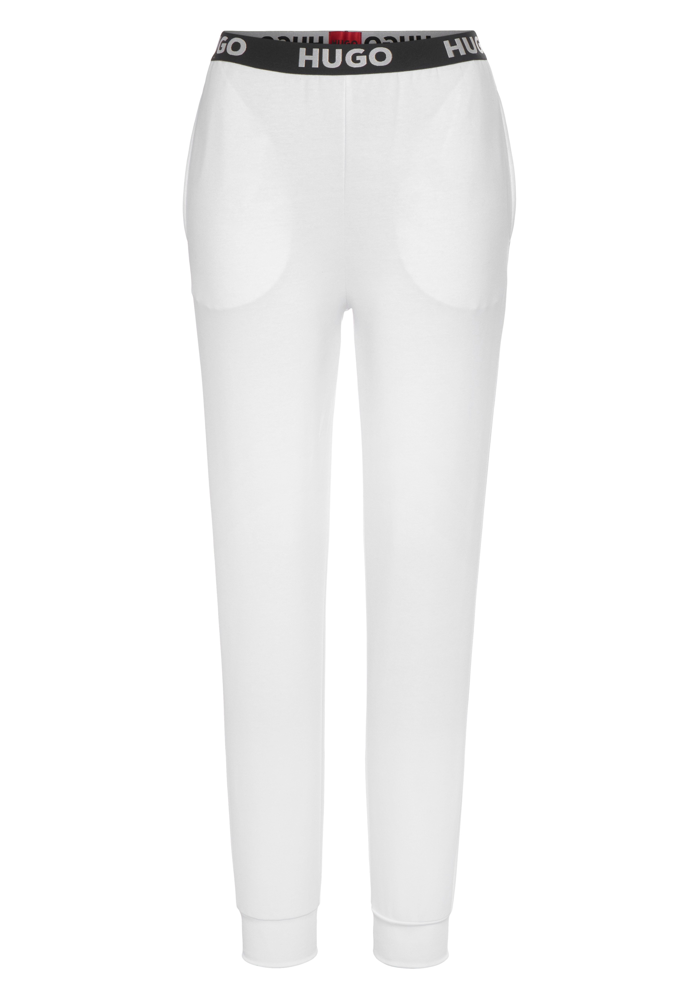 Homewearhose »SPORTY LOGO_PANTS«, mit elastischem Logobund