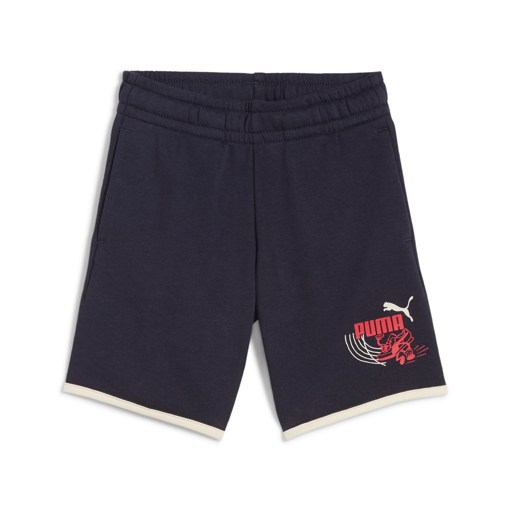 PUMA Trainingsshorts "LITTLE RUNNERS SHORTS TR PS" sportlicher Stil, für Kinder, aus Baumwollmischung, regular fit