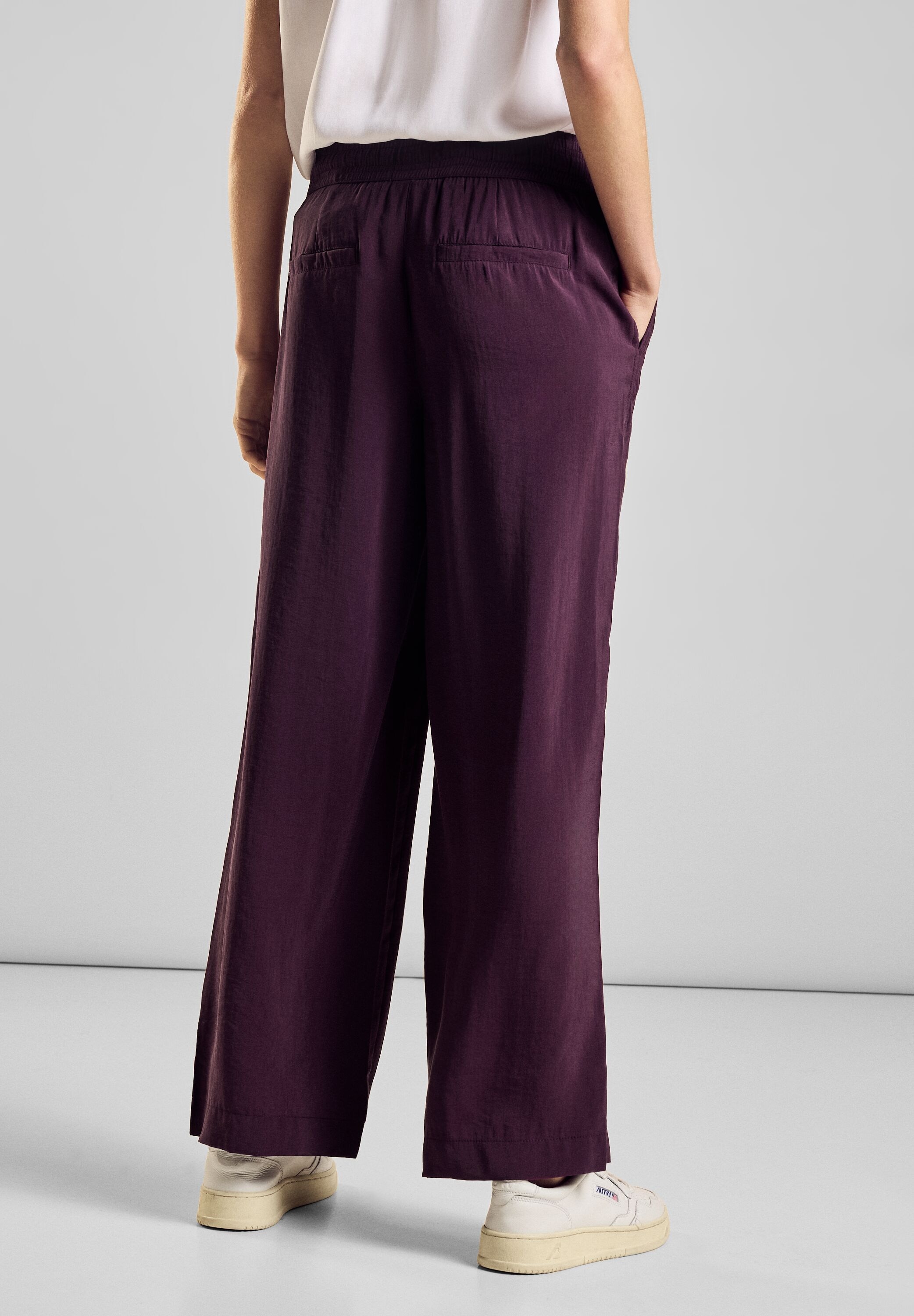 STREET ONE Stoffhose, Sommerhose mit Kordelzug
