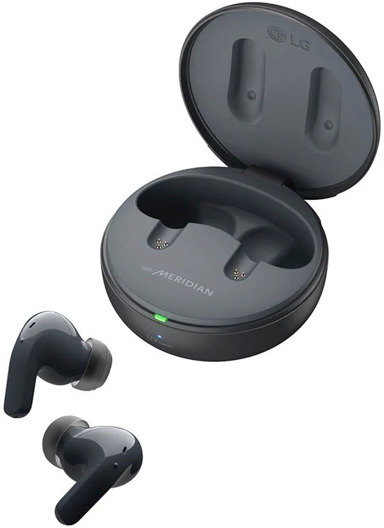 LG In-Ear-Kopfhörer »TONE Free DT60Q«, Bluetooth, Active Noise Cancelling (ANC)-Freisprechfunktion-LED Ladestandsanzeige-Sprachsteuerung-integrierte Steuerung für Anrufe und Musik