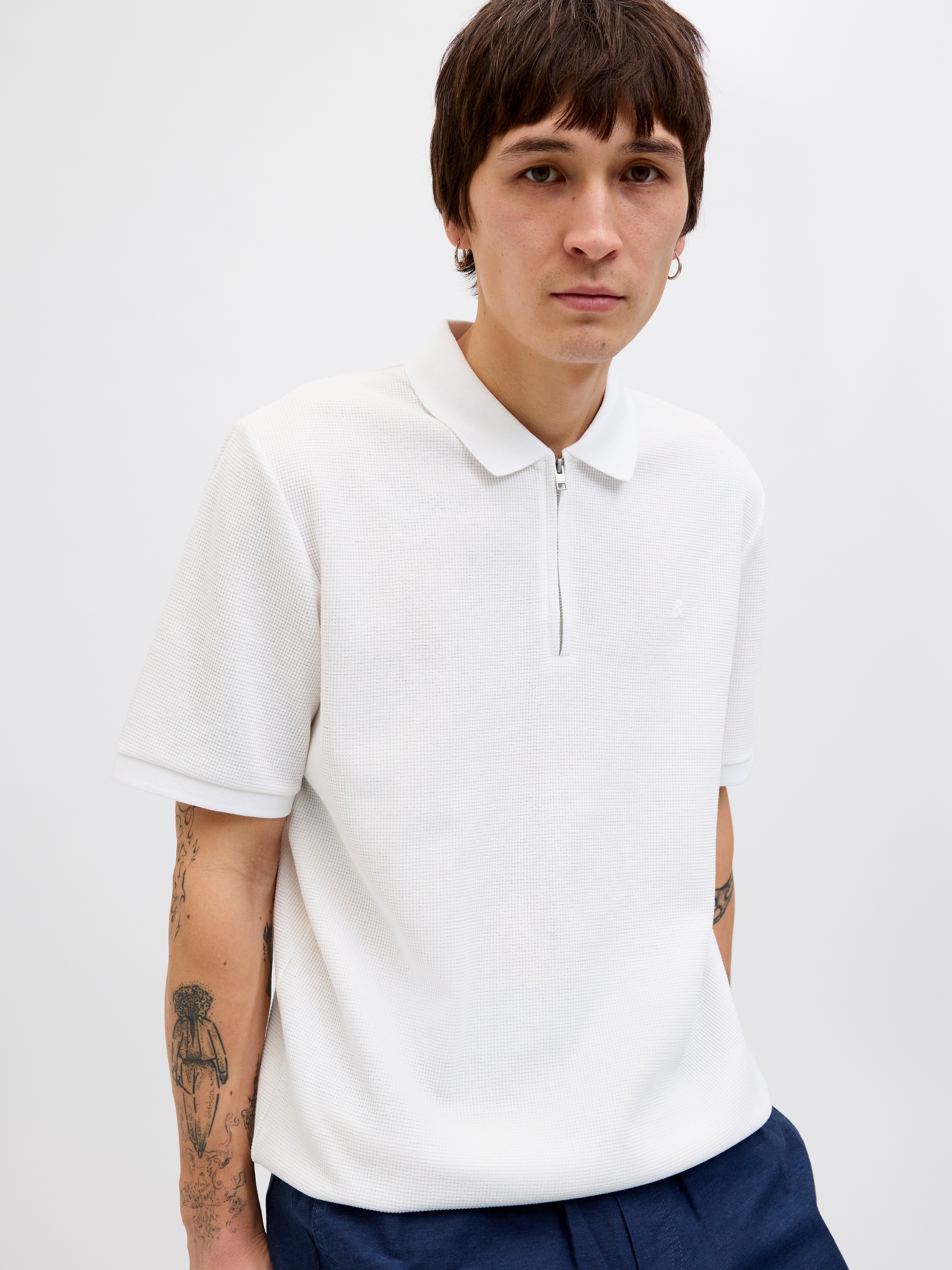 Jack & Jones Poloshirt »JJEAUSTIN ZIP POLO SS NOOS«