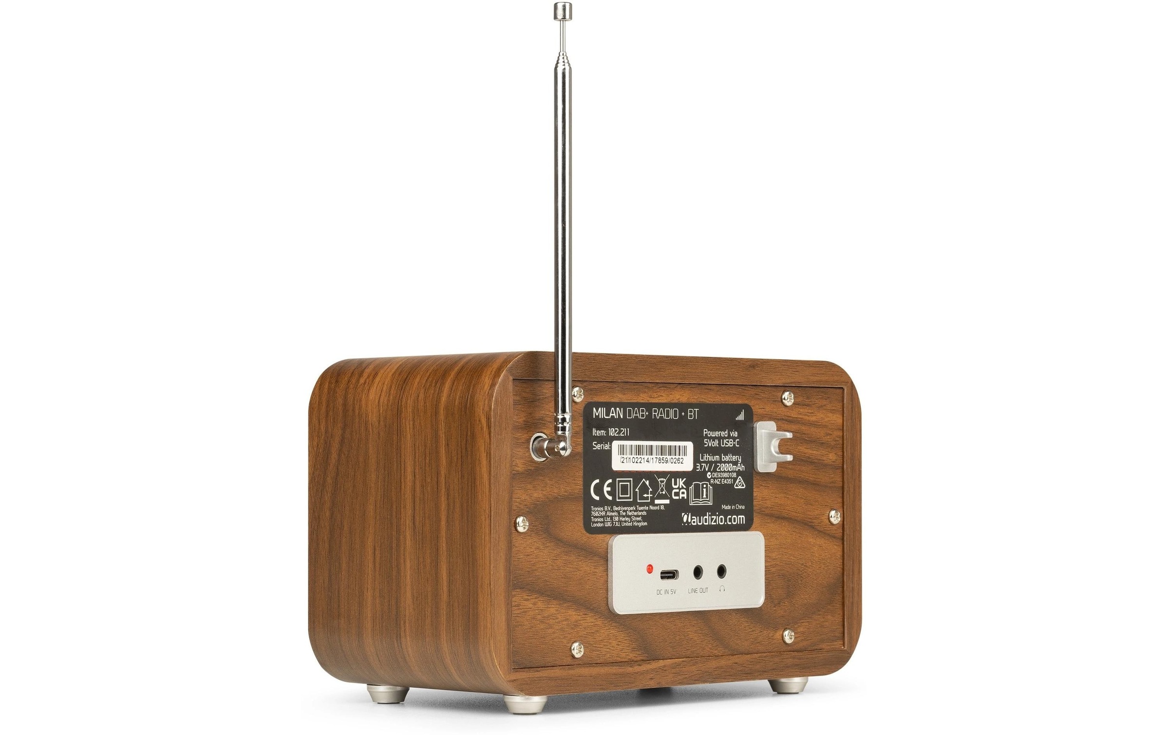 AUDIZIO Digitalradio (DAB+) »DAB+ Radio Milan«, (Digitalradio (DAB+)-FM-Tuner)