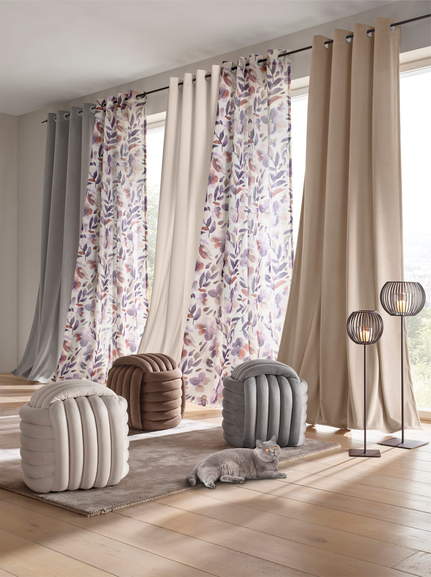 Decoratief overgordijn