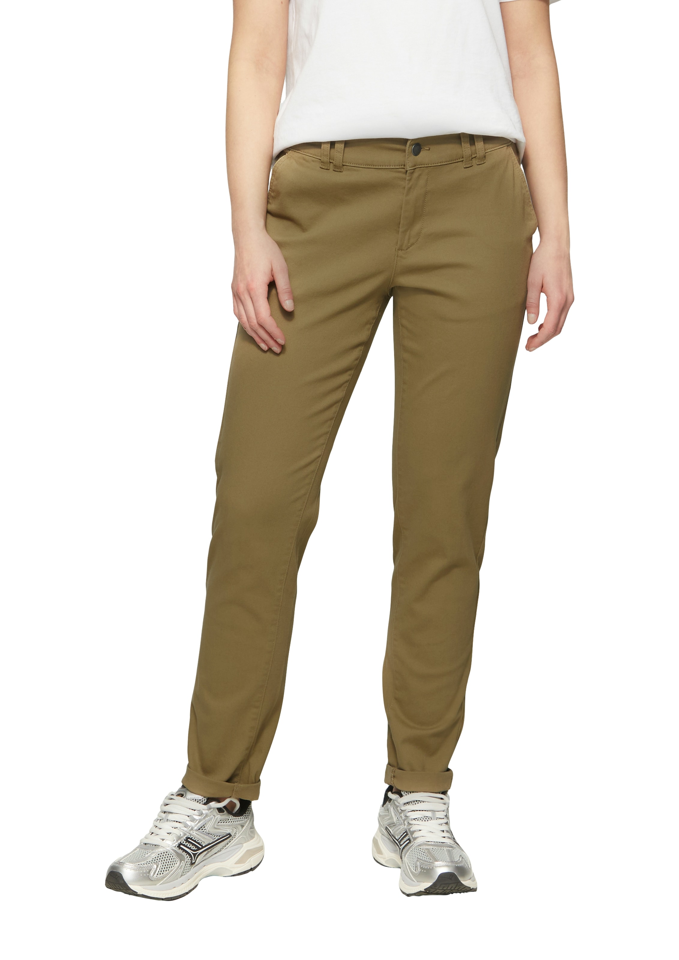 QS Chinohose aus Baumwollstretch