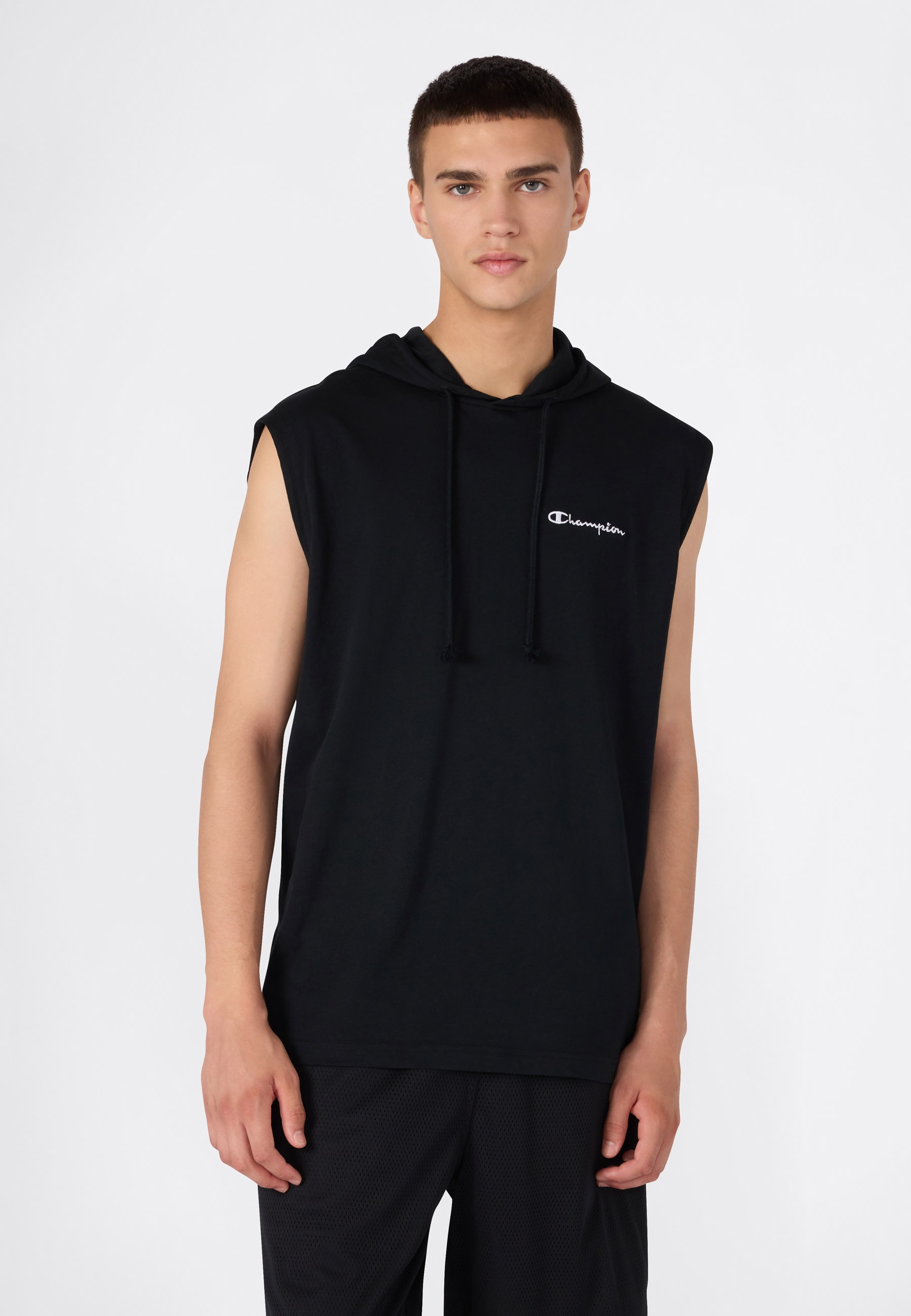 Champion Kapuzenshirt "ICONS CONTRAST Jersey Hooded Tee" aus Baumwolle, in den Grössen S bis XXL