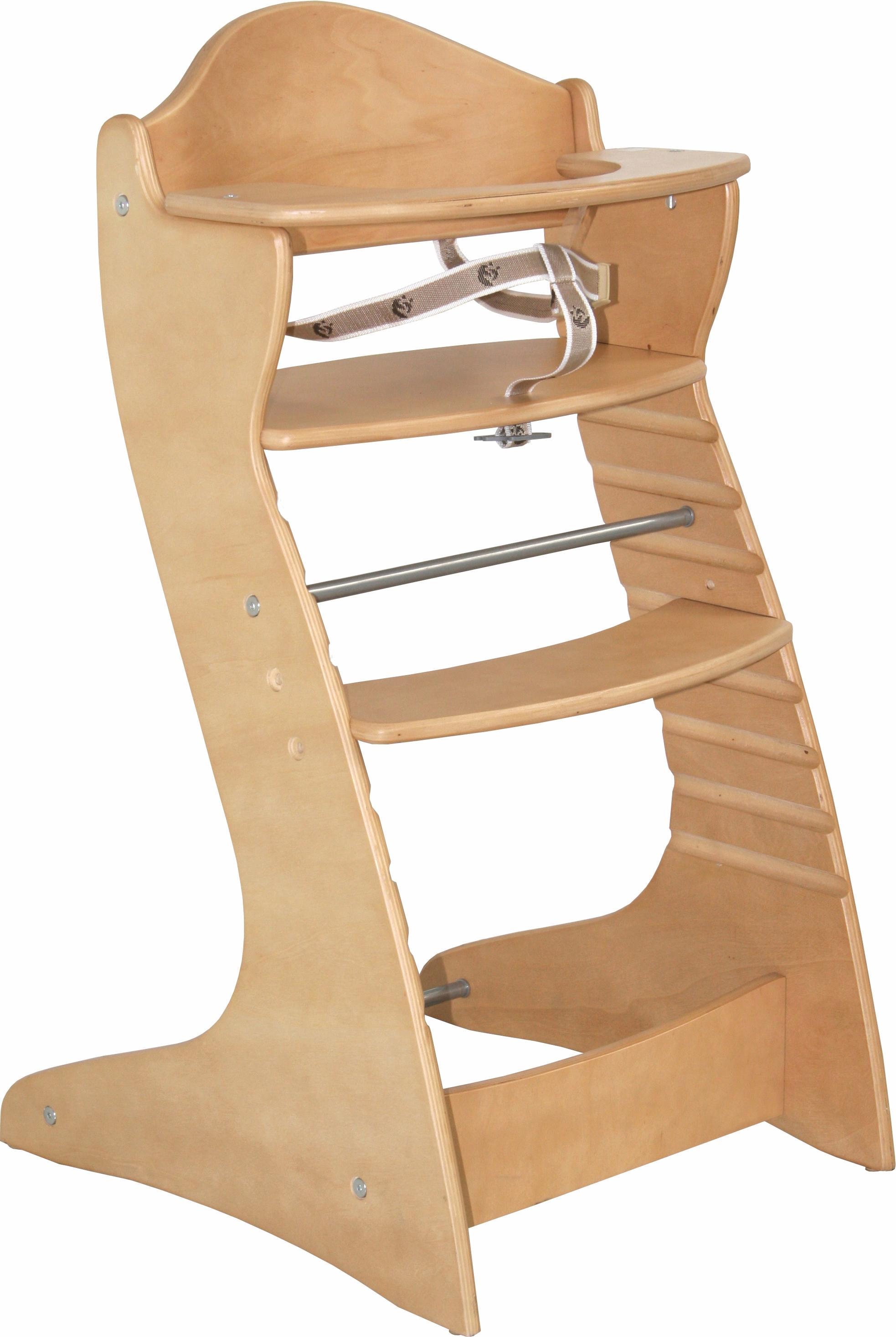roba® Hochstuhl Chair aus kaufen up, natur«, »Treppenhochstuhl | günstig Holz Jelmoli-Versand