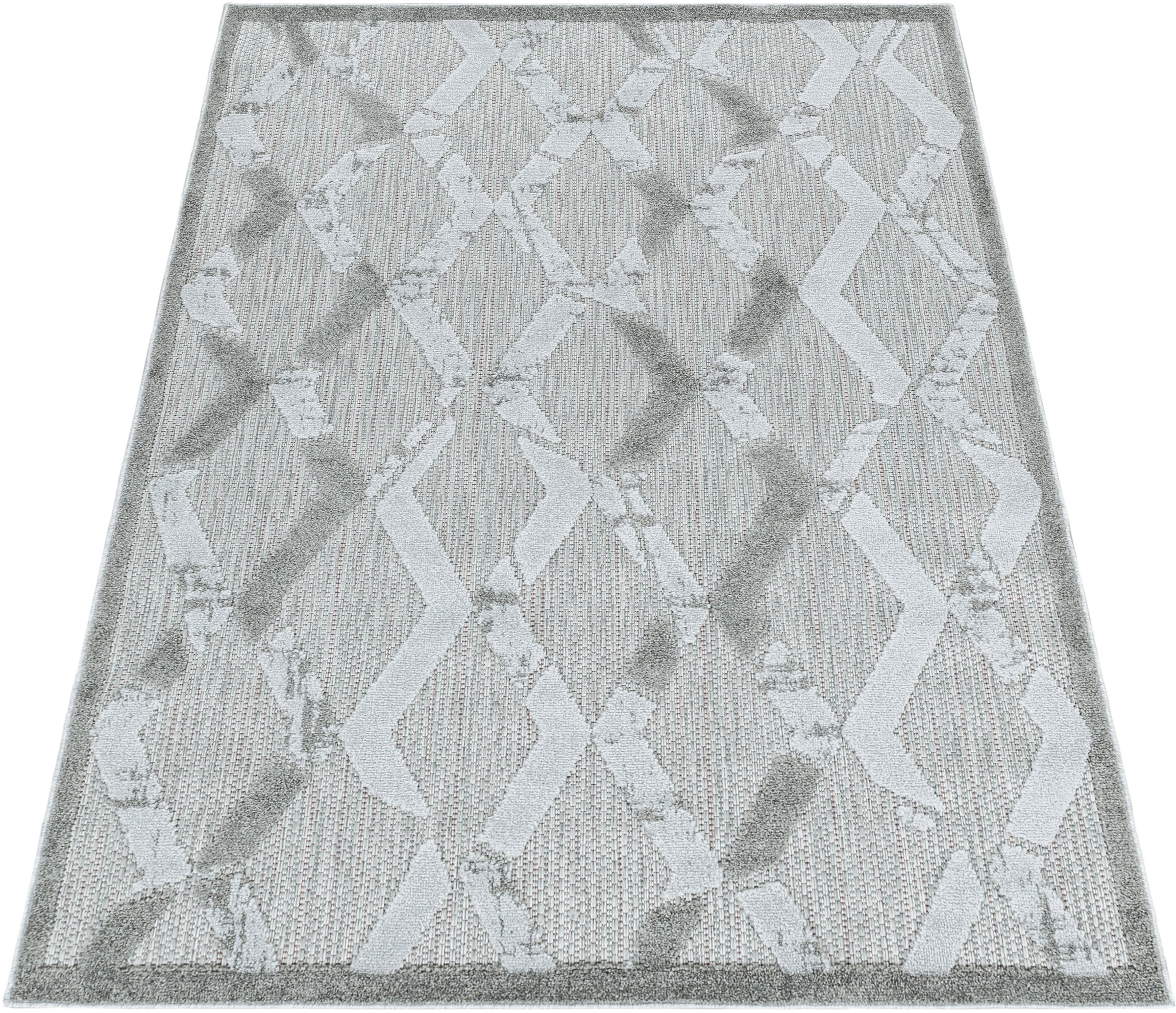 Ayyildiz Teppiche Teppich »BAHAMA 5158,AYYILDIZ TEPPICHE,BAHA«, rechteckig, Flachflor mit Hoch-Tief-Struktur, In-und Outdoor geeignet
