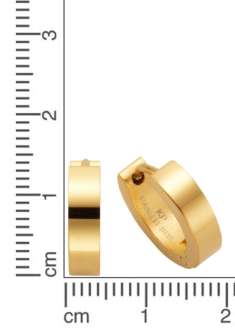 Firetti Paar Creolen "Schmuck Geschenk Basic, Ø 14 mm"