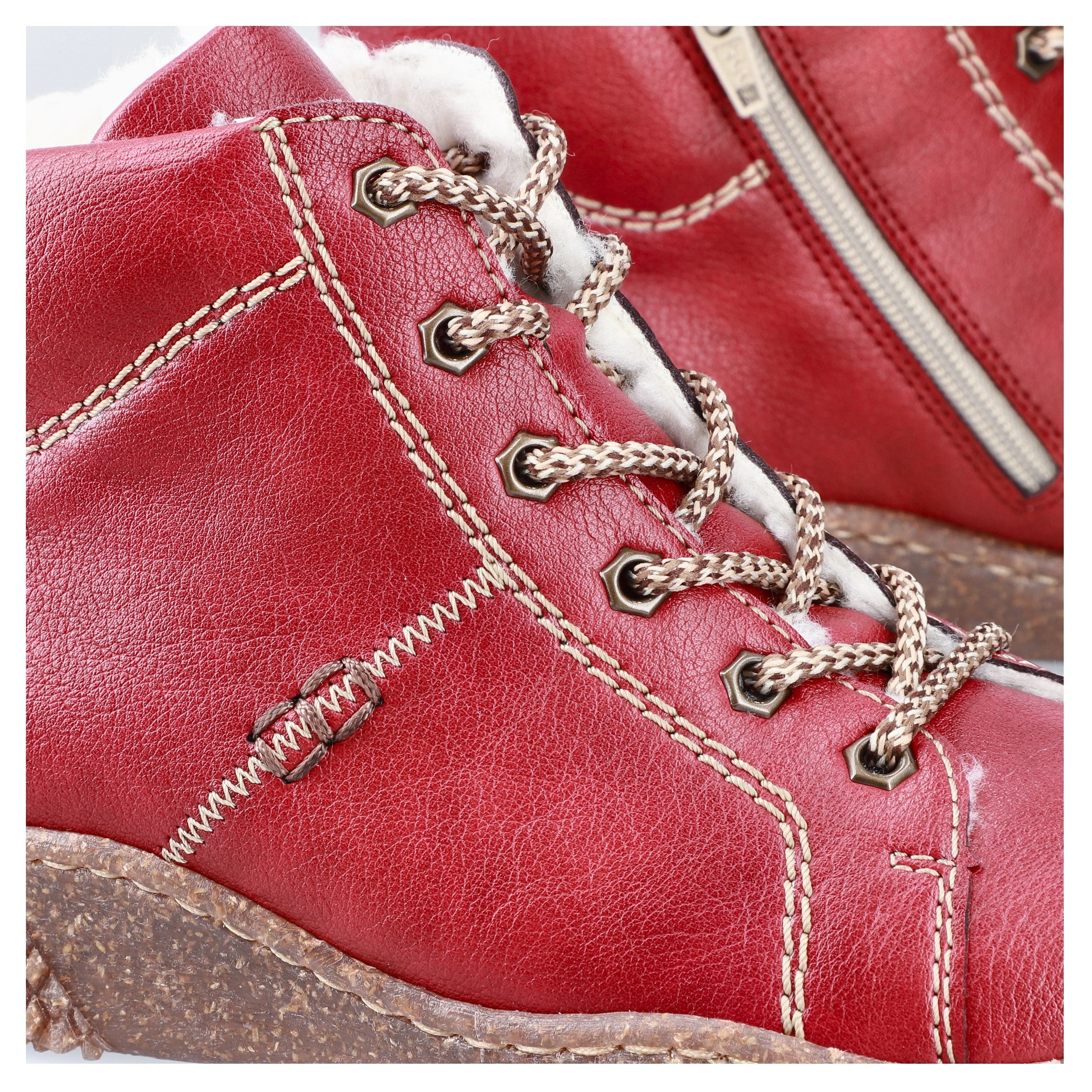 Rieker Winterboots, Schnürboots, Stiefelette, High Top Sneaker mit Innenreissverschluss