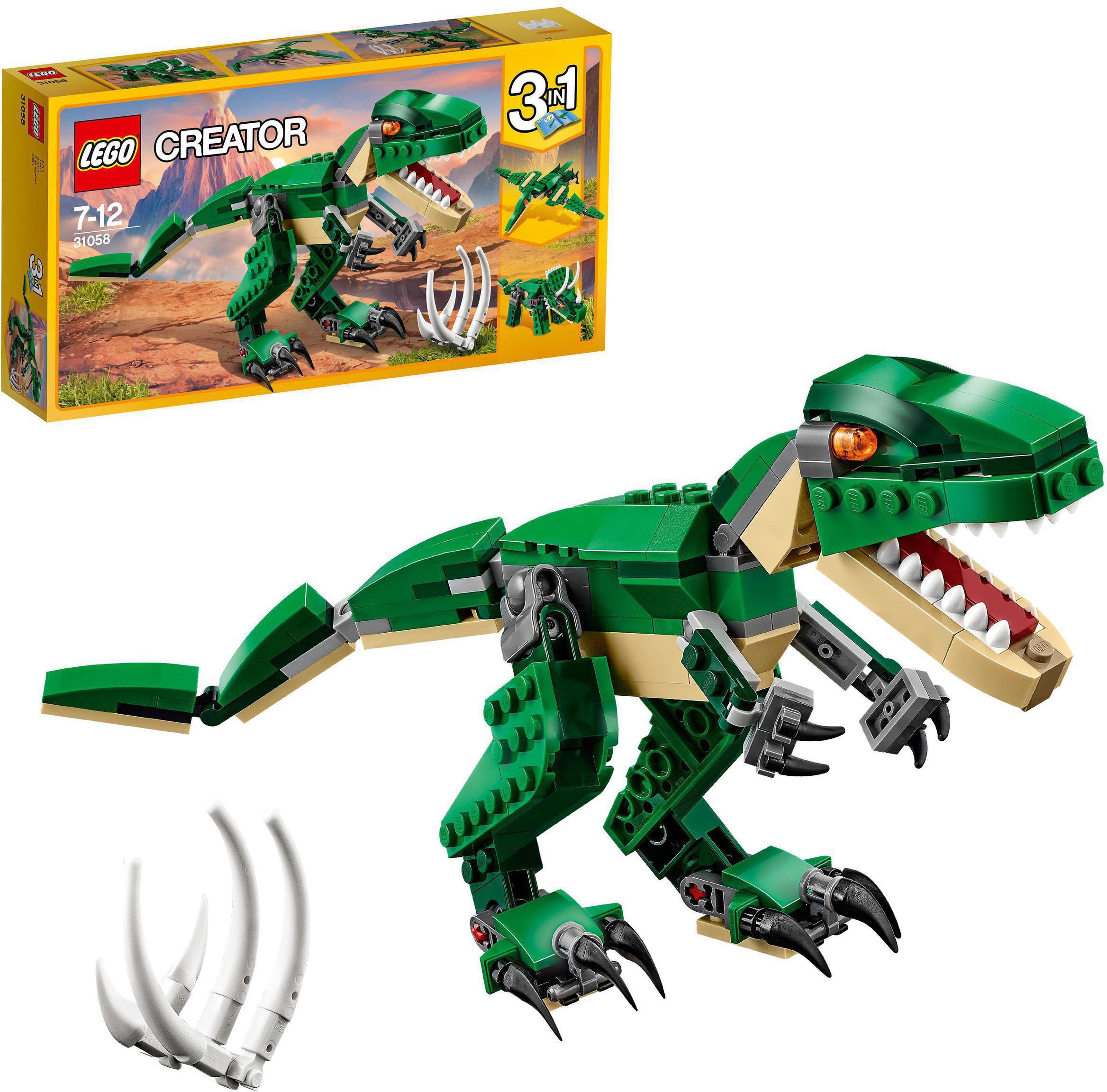Konstruktionsspielsteine »Dinosaurier (31058), LEGO® Creator 3in1«, (174 St.)