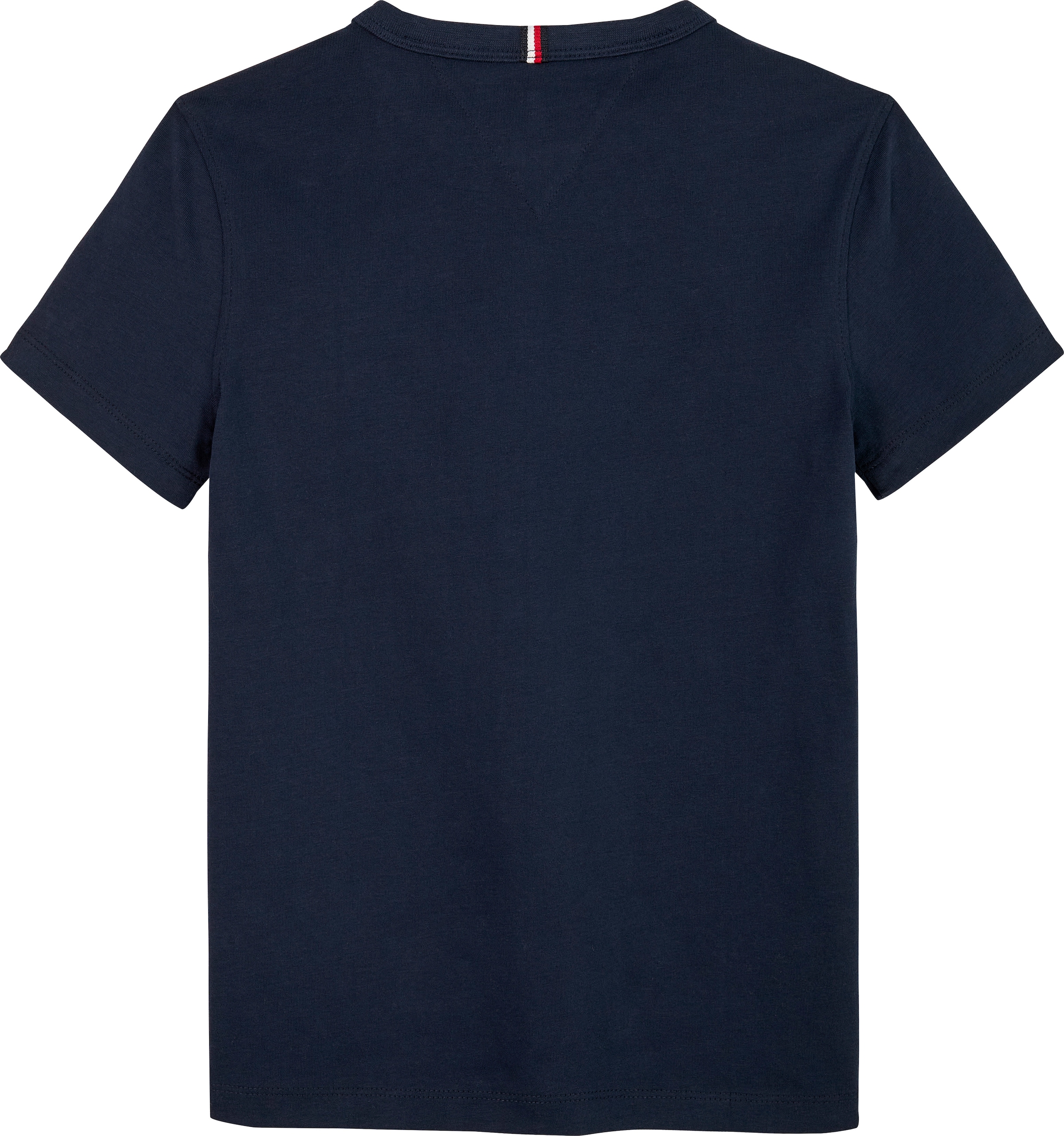 Tommy Hilfiger T-Shirt »CURVED HILFIGER GRAPHIC TEE SS«, für Kinder bis 16 Jahre, grosser Logo-Print