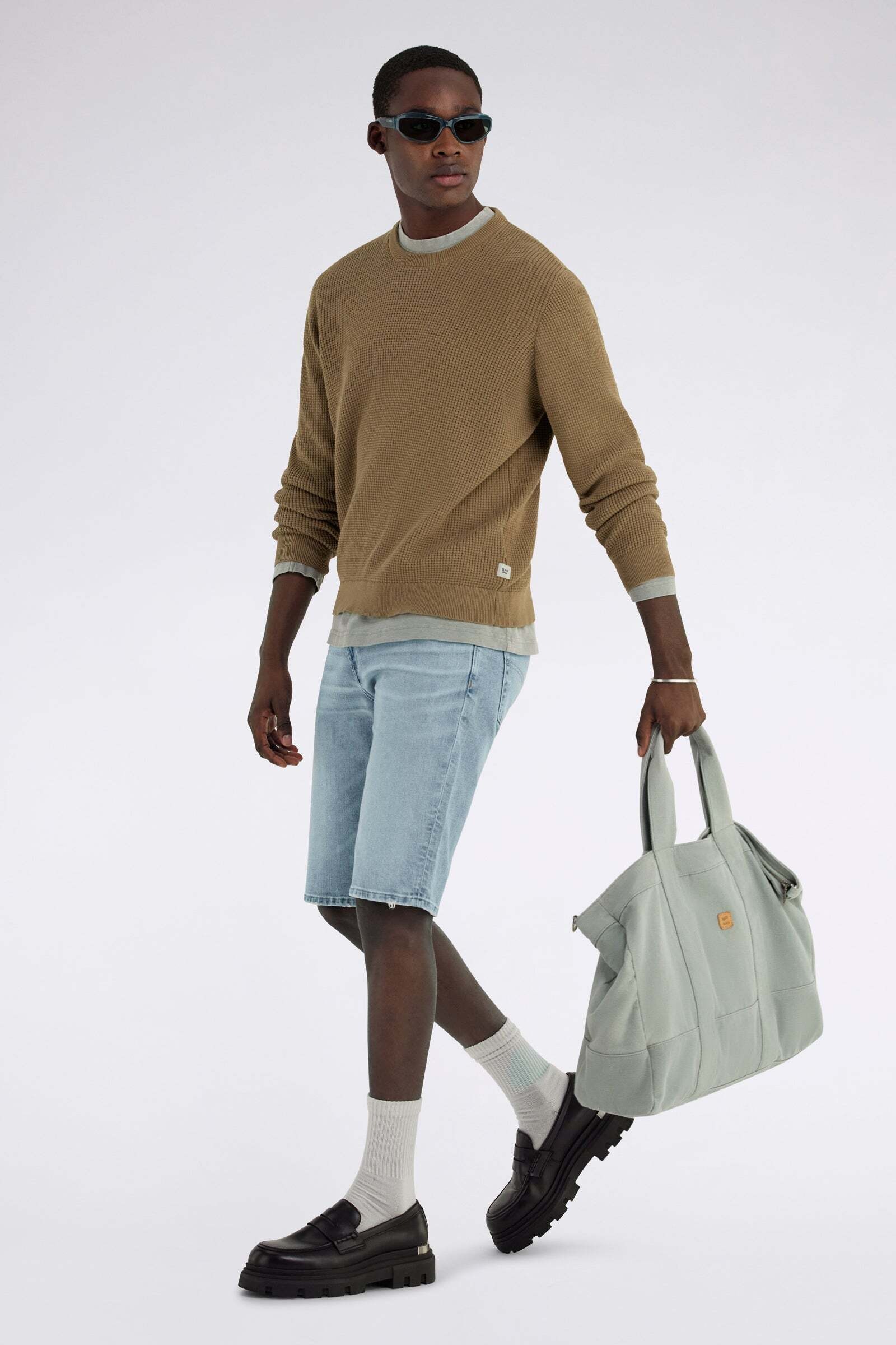 GAS Strickpullover »Gas Pullover Adyn Round Neck«