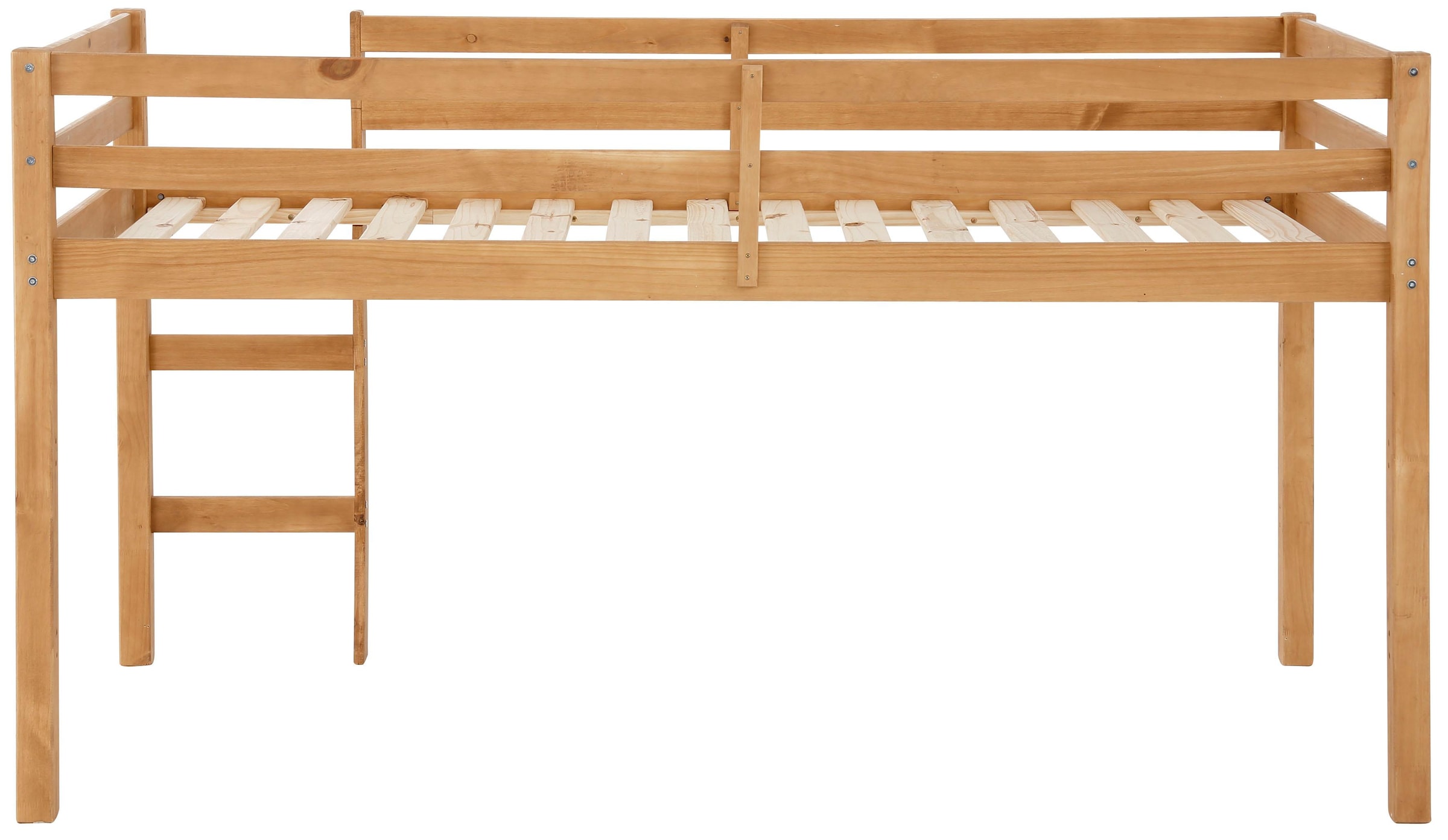 Lüttenhütt Hochbett »Alpi«, aus schönem massivem Kiefernholz, Aussenmassenbreite 103 cm