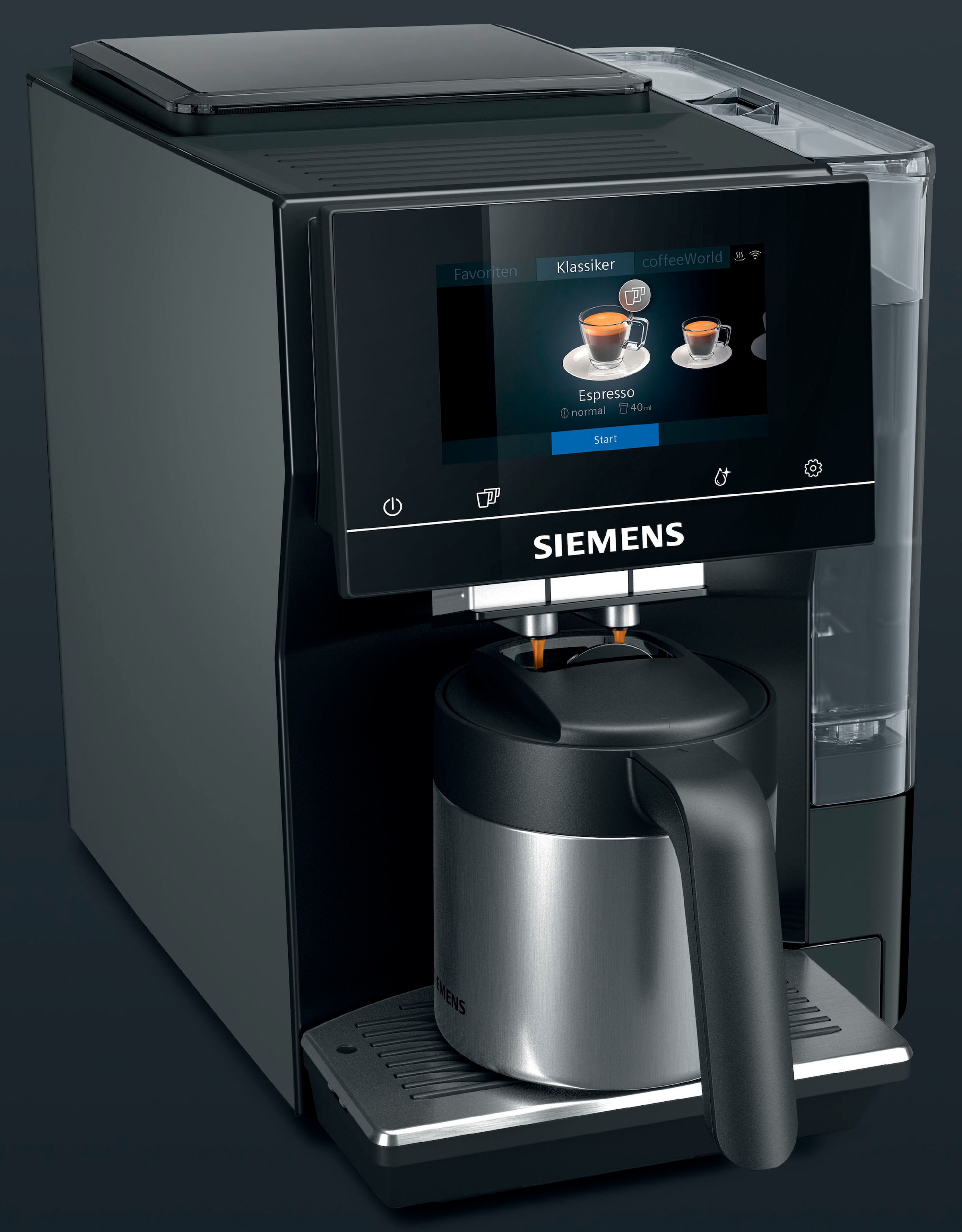 SIEMENS Isolierkanne »TZ40001«, 1 l, Thermokanne passend zu Siemens Vollautomaten: EQ500, EQ700, EQ9 plus