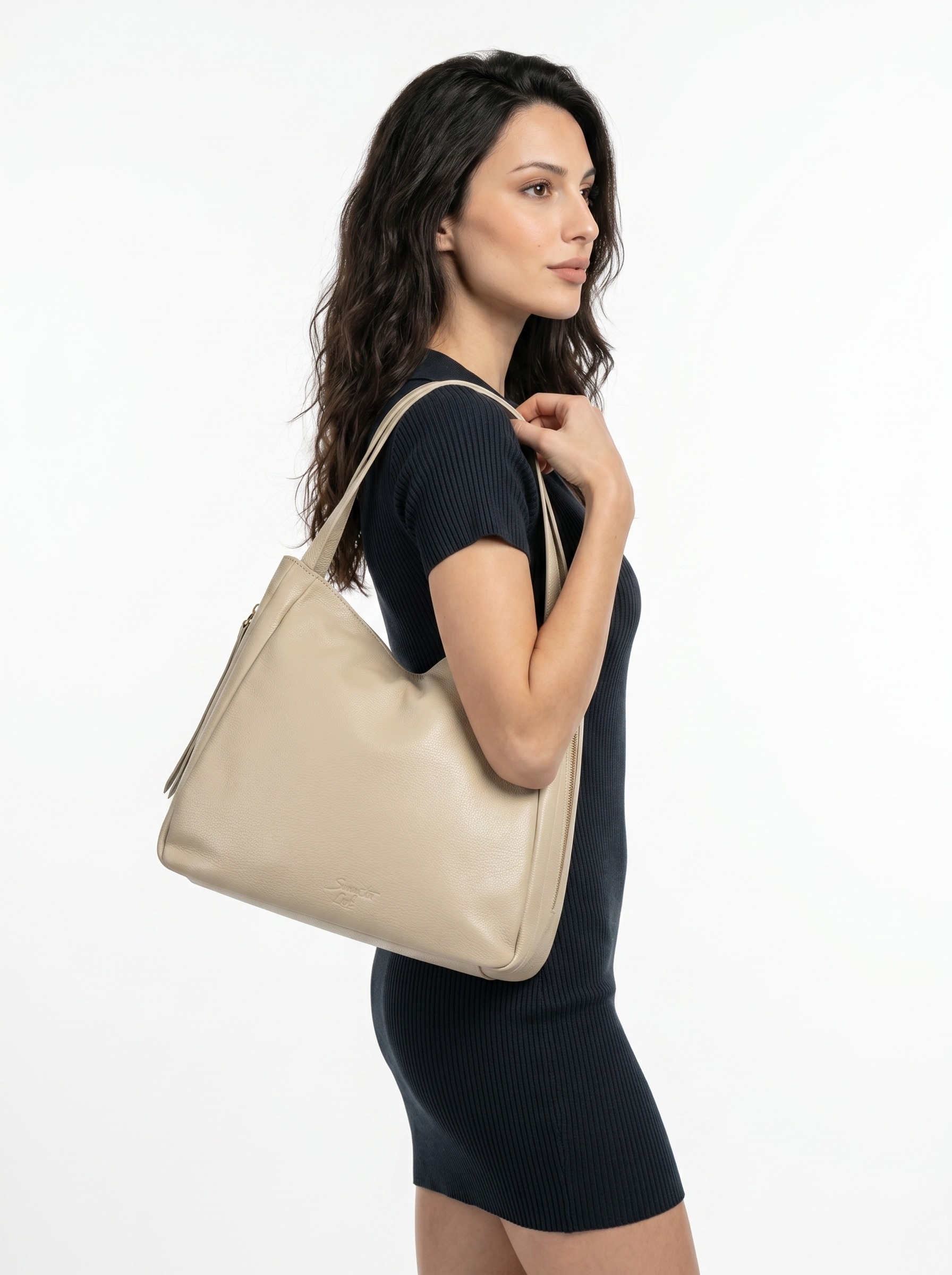 Samantha Look Umhängetasche "SAMANTHA LOOK Damen echt Leder, Made in Italy" echt Leder, Made in Italy