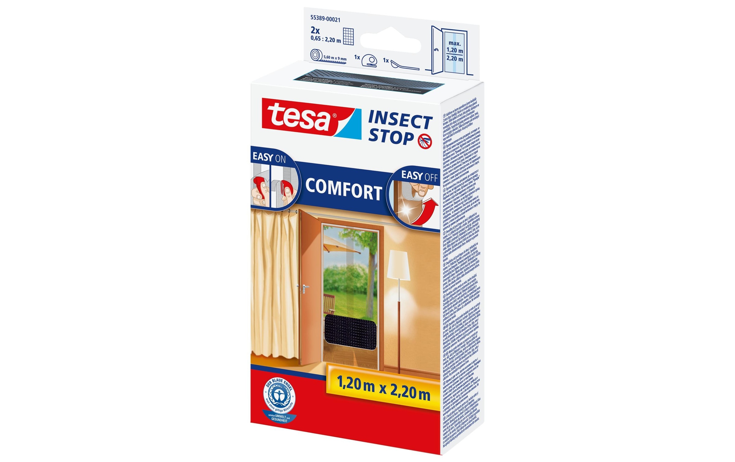 tesa Moskitonetz »Insect Stop Comfort Tür anthrazit«