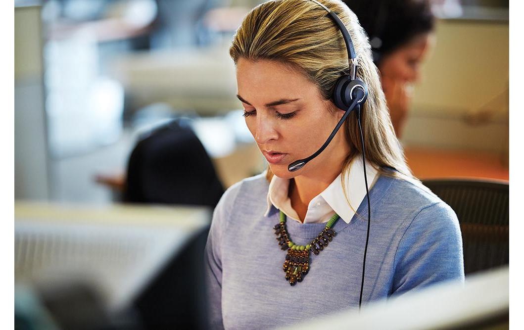 Jabra Headset »BIZ 2400 II Duo UNC Q«, Noise-Cancelling