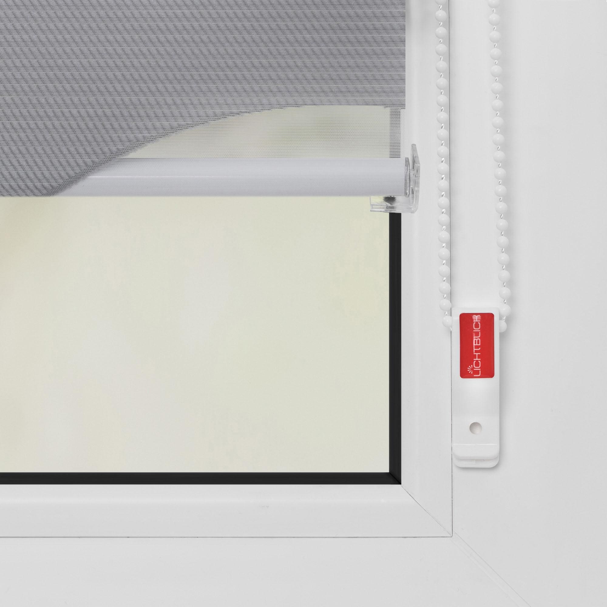 LICHTBLICK ORIGINAL Doppelrollo »Duo Rollo Klemmfix Ellipse«, Lichtschutz, ohne Bohren, im Fixmass
