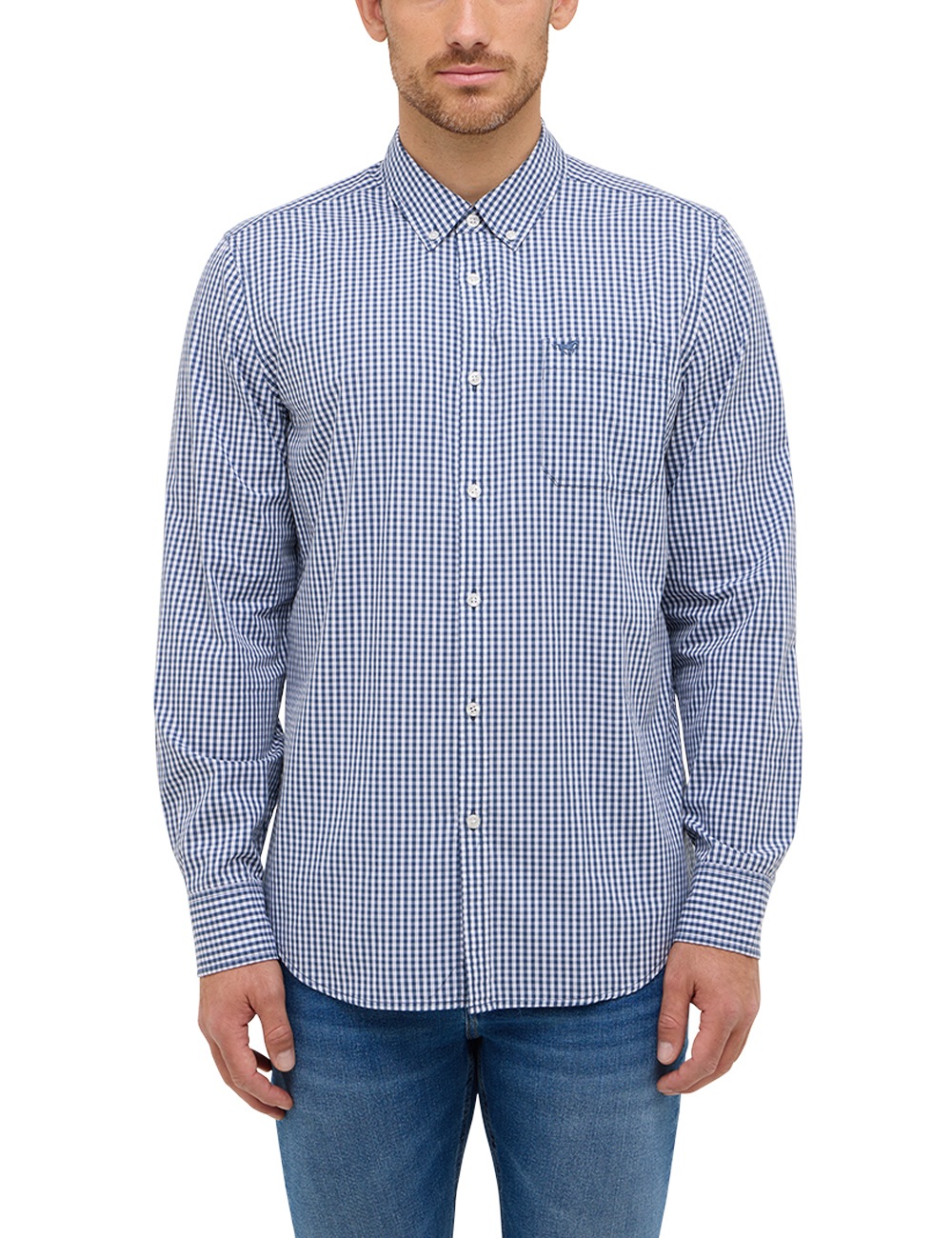 MUSTANG Langarmhemd »Herren Style Chester«