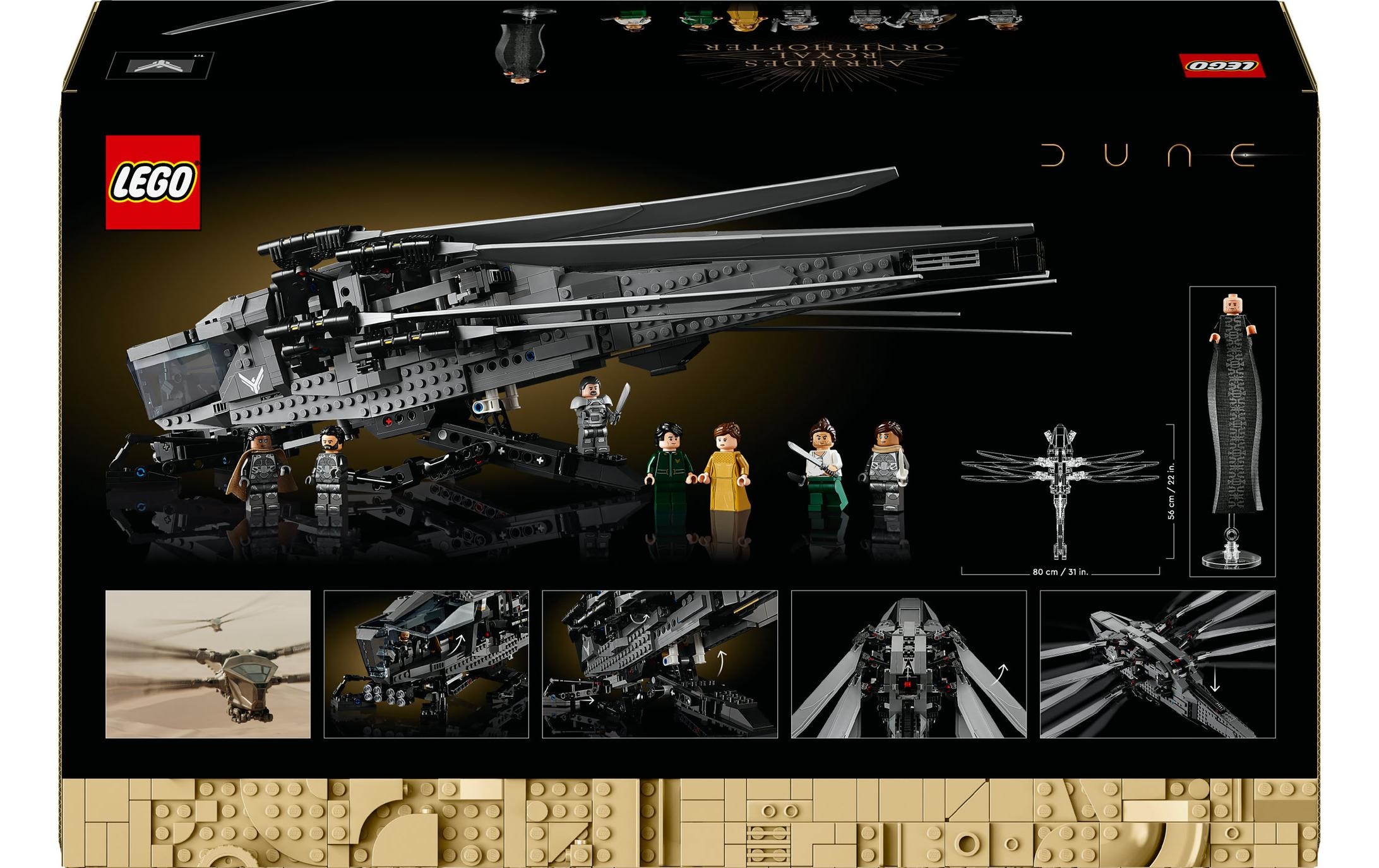 LEGO® Konstruktions-Spielset »Icons Dune Atreides Royal Ornithopter 10327«, (1369 St.)