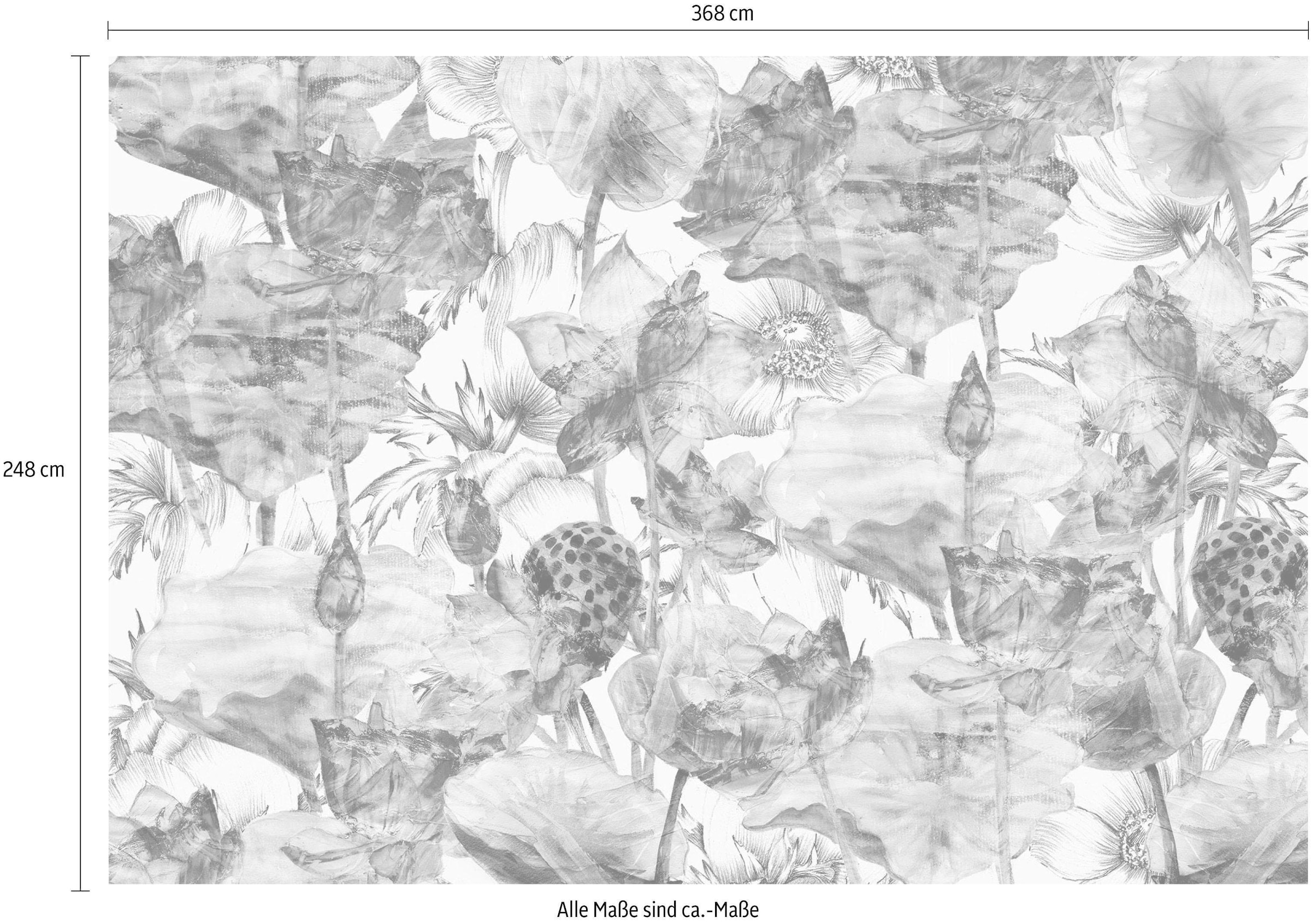 ❤ Komar Vliestapete »Lotus«, 368x248 cm (Breite x Höhe), inklusive Kleister  kaufen im Jelmoli-Online Shop