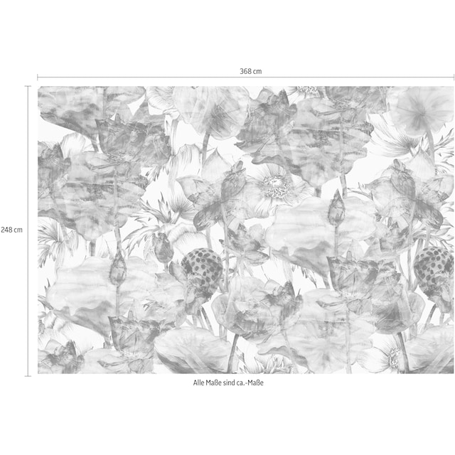 ❤ Komar Vliestapete »Lotus«, 368x248 cm (Breite x Höhe), inklusive Kleister  kaufen im Jelmoli-Online Shop