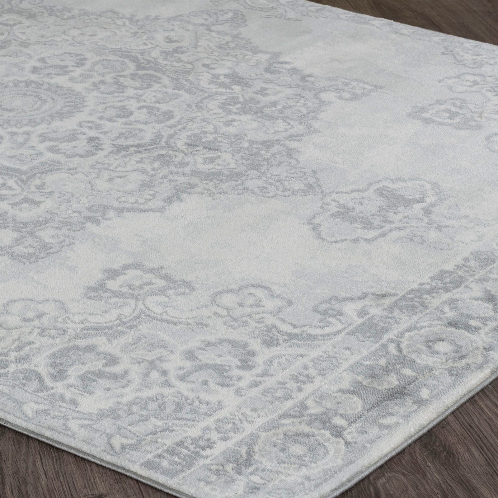 Livabliss Teppich »CORO«, rechteckig, 11 mm Höhe, Boho Kurzflor Orientteppich, Wohnzimmer, Schlafzimmer, Grau