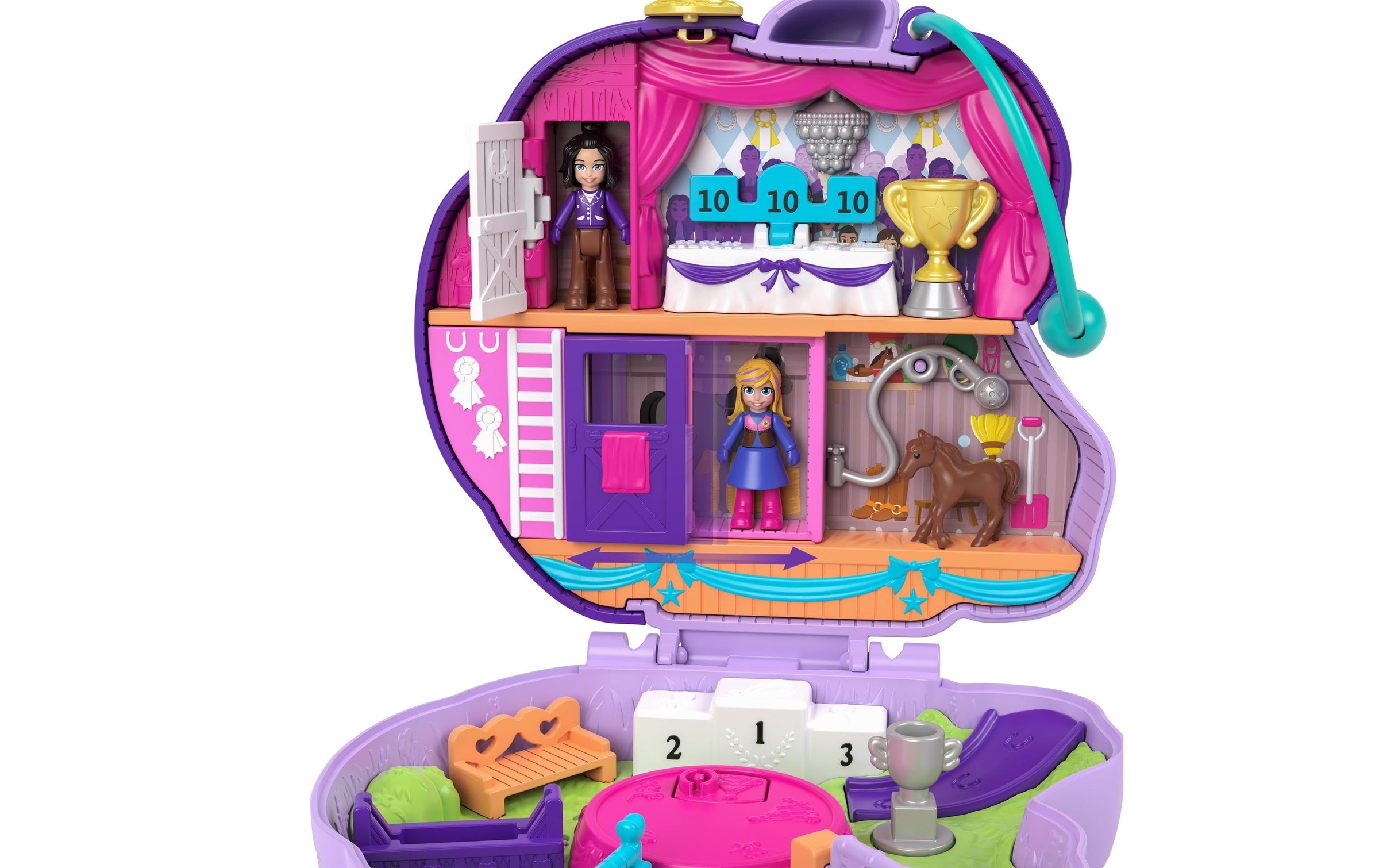 Polly Pocket Spielwelt »Pony-Springspass Schatulle«