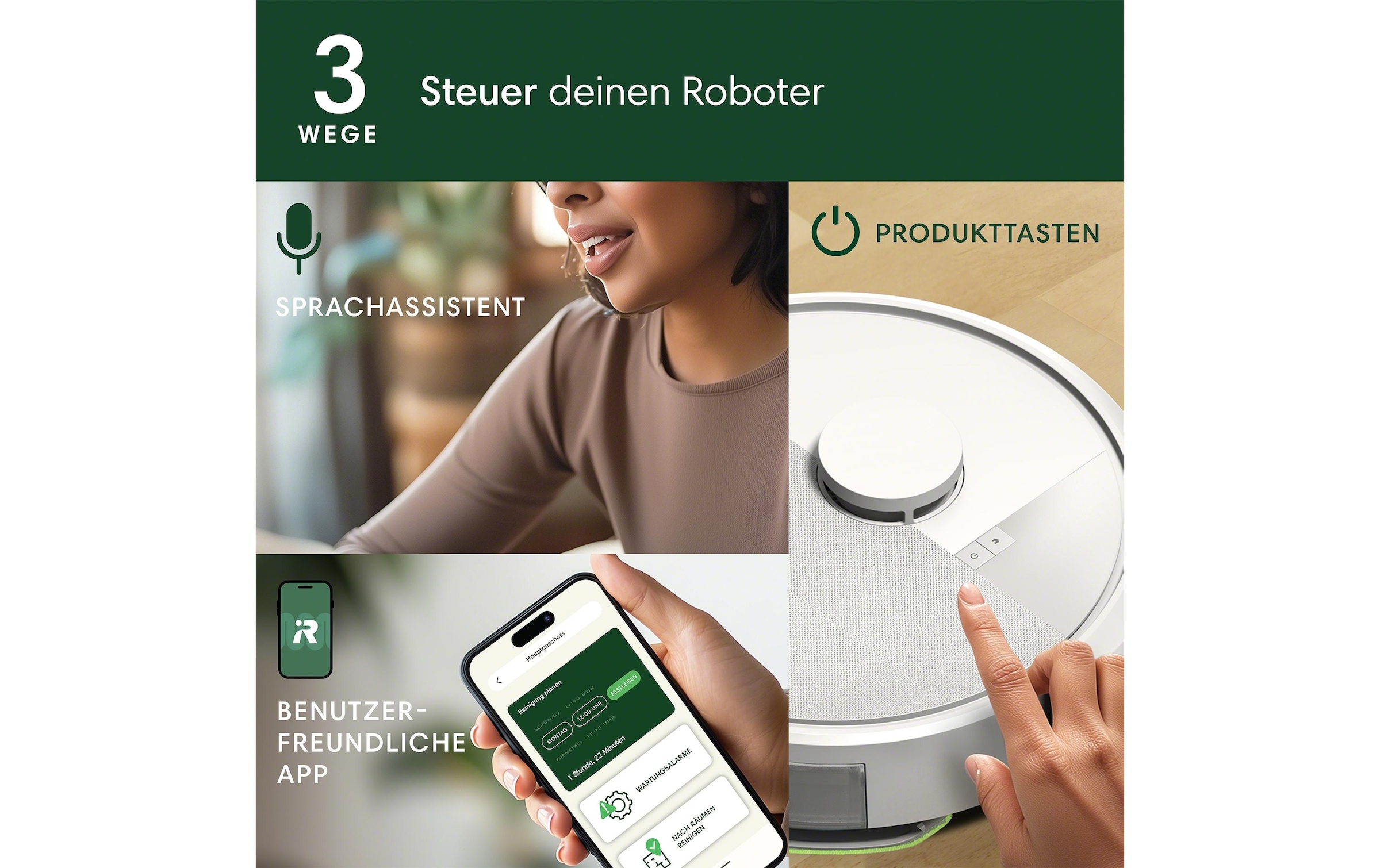 iRobot Nass-Trocken-Saugroboter »Roomba 105 Combo«