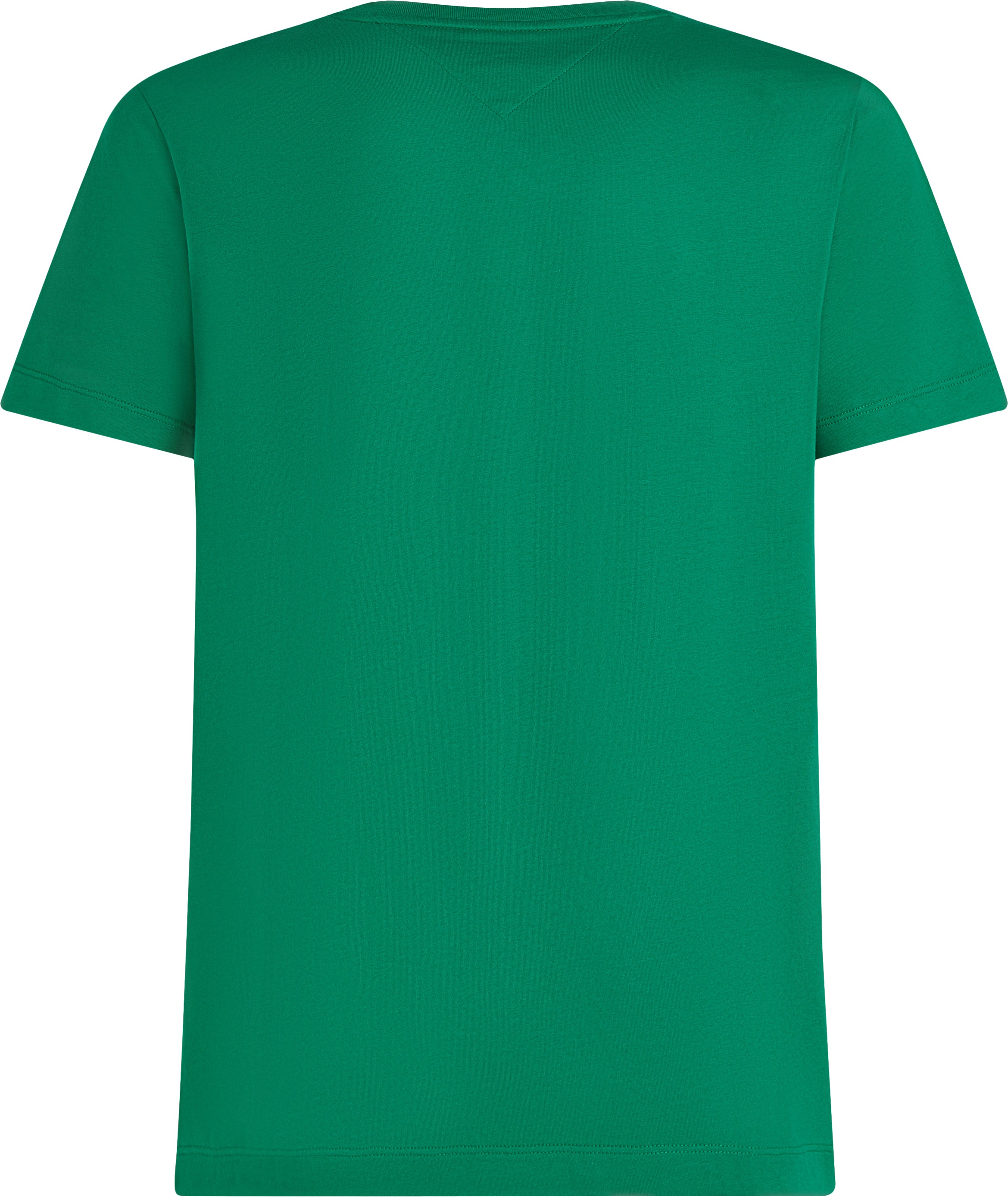 Tommy Hilfiger T-Shirt »ESSENTIAL REG FIT SOLID TEE mit Stickerei und Rundhals«, unifarben, casual, regular fit, Baumwolle, Rundhals