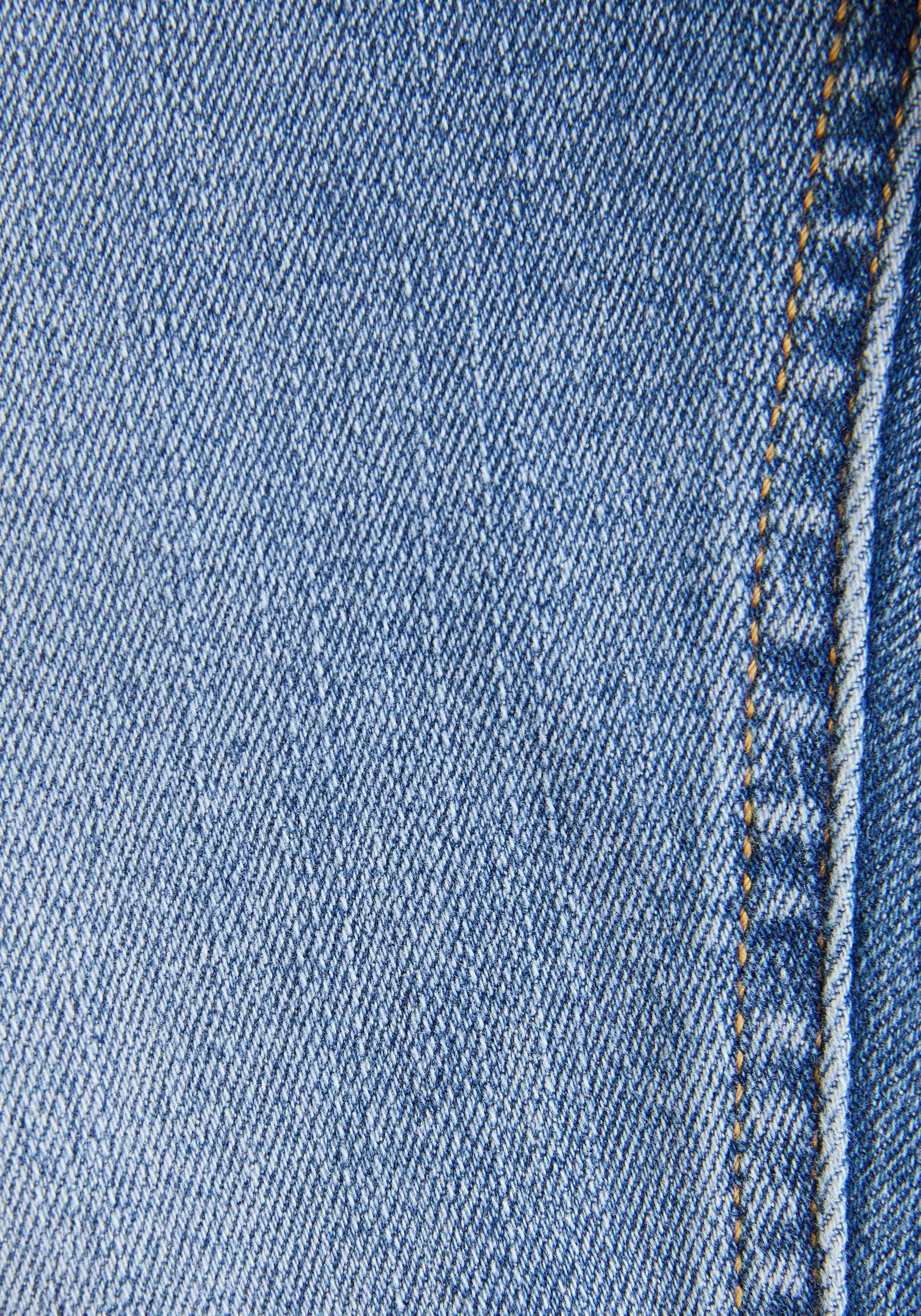 Jack & Jones Skinny-fit-Jeans »JJILIAM Skinny Jeans mit Used-Waschung für schlanke Silhouette«, Abriebeffekte, modisch, skinny fit, Baumwollmischung