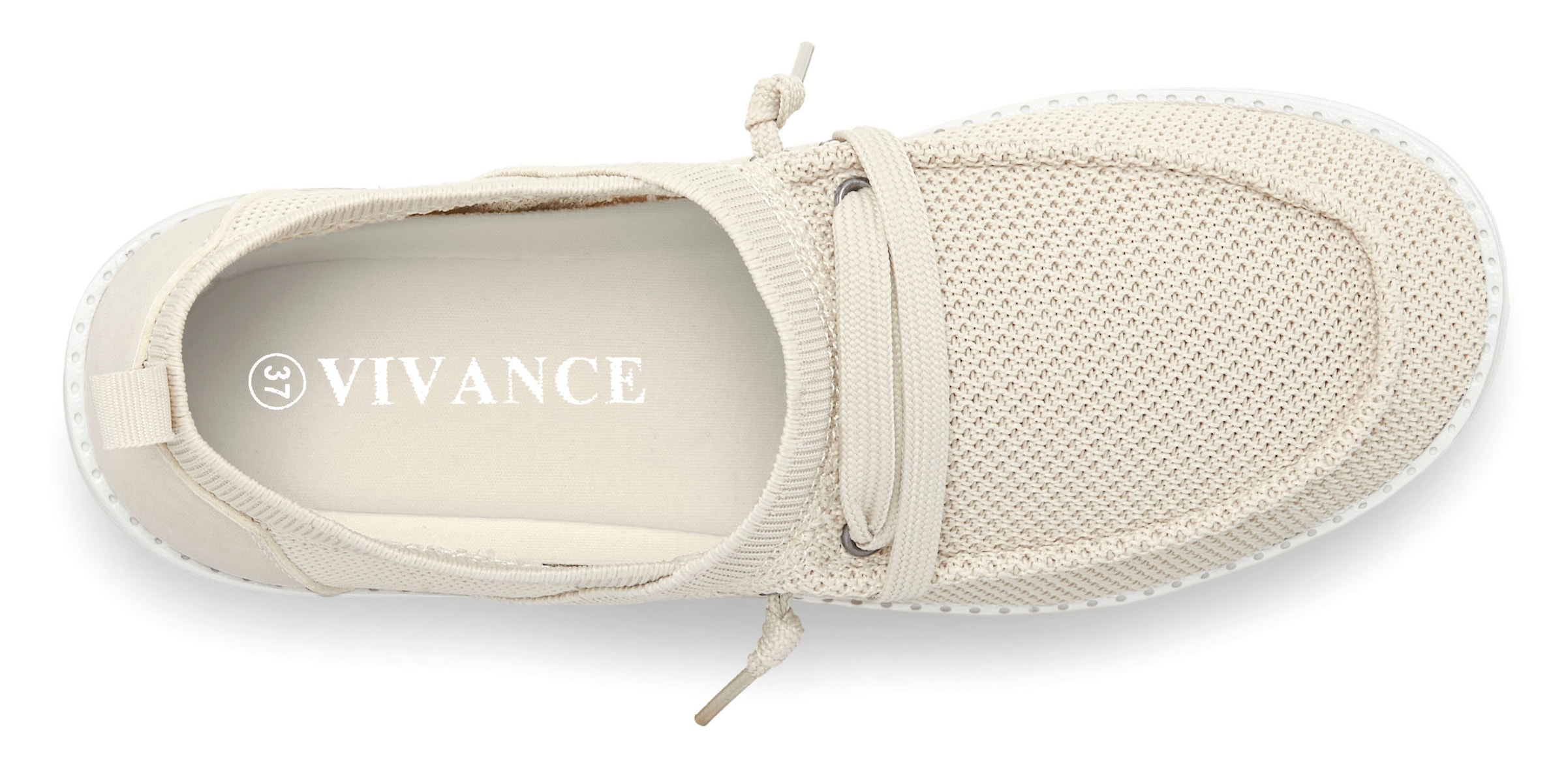 Vivance Sneaker, in Mesh-Optik, Freizeitschuh, Halbschuh VEGAN