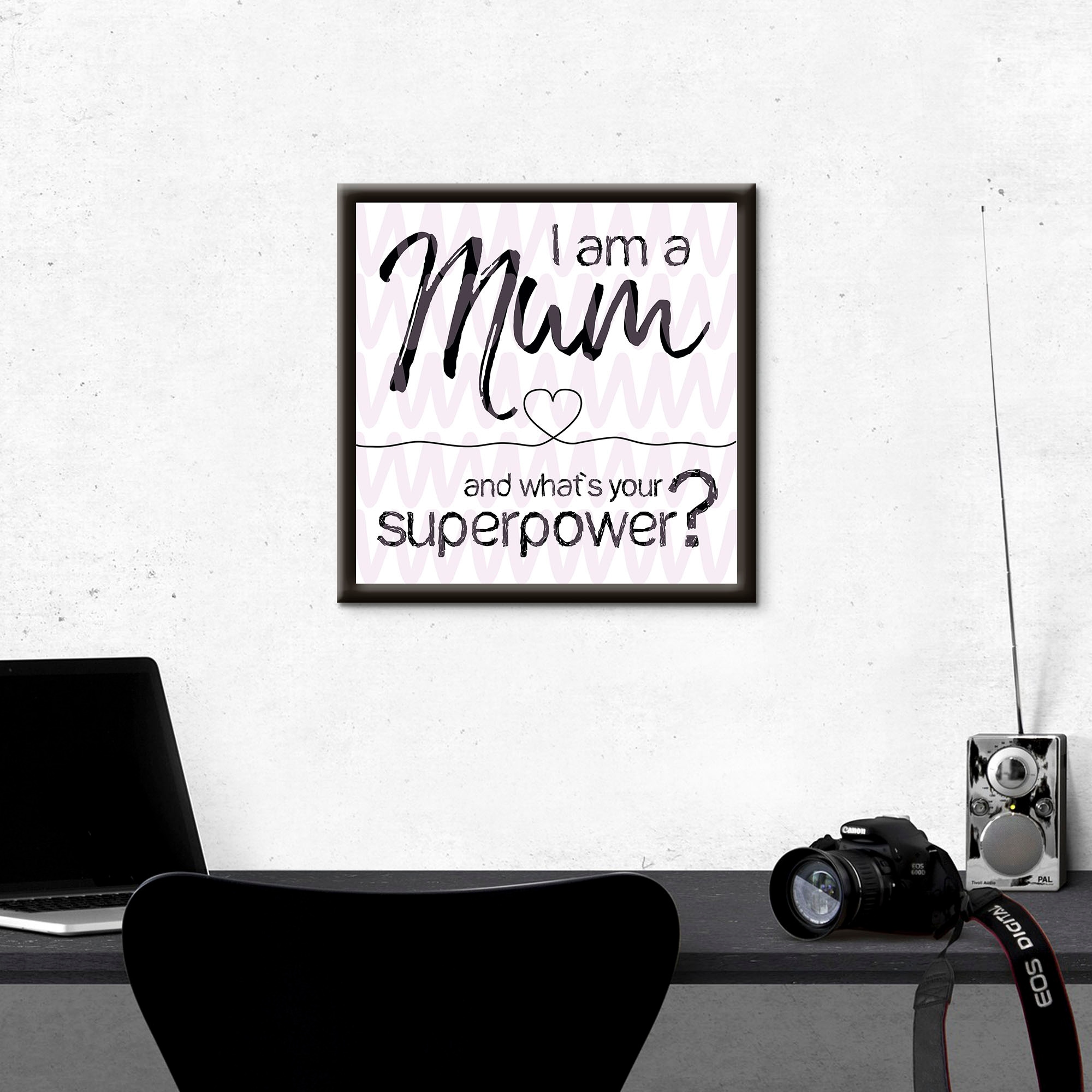 Artland Wandbild »Mama superpower«, Sprüche & Texte, (1 St.)